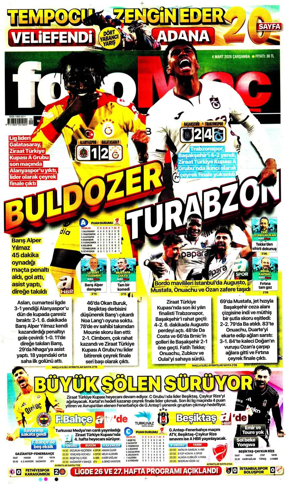 "Anlaşma tamam, sezon sonunda Fenerbahçe'den ayrılıyor" | Sporun manşetleri - 26 "Anlaşma tamam, sezon sonunda Fenerbahçe'den ayrılıyor" | Sporun manşetleri - 26