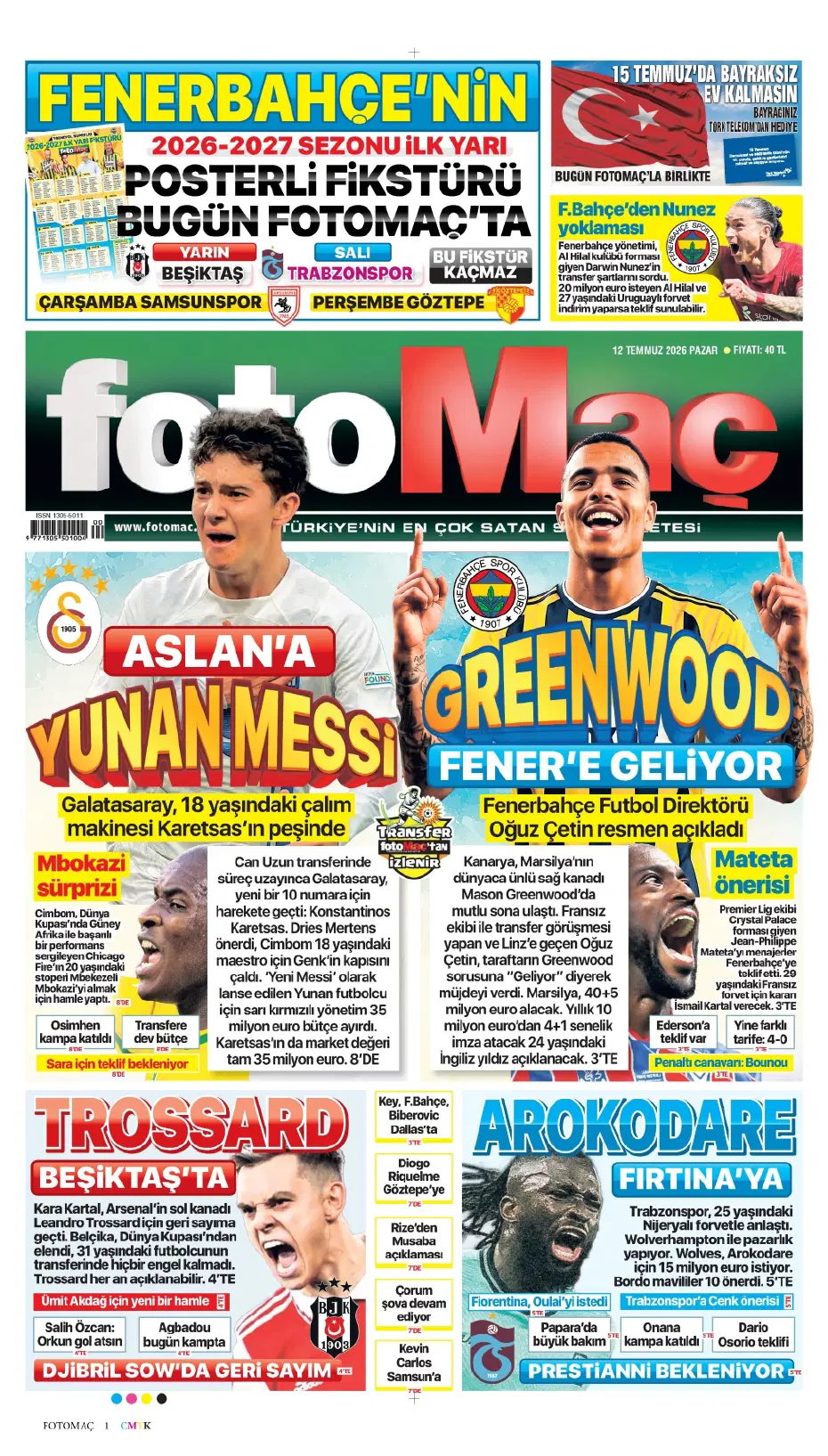 Galatasaray'a 50 milyon euroluk yıldız! İlk görüşme gerçekleşti | Sporun manşetleri - 23