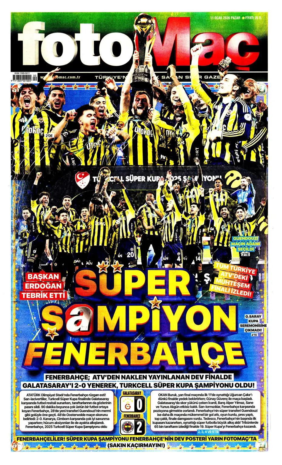 "Fenerbahçe'de volkanik patlama" | Sporun manşetleri - 9