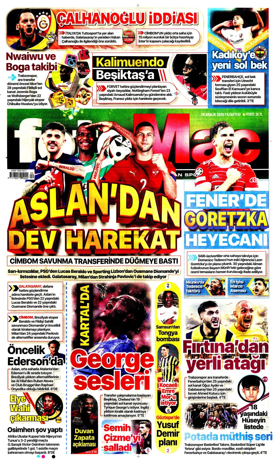 "Fenerbahçe'nin büyük umutlarla transfer ettiği isim Galatasaray'a" | Sporun manşetleri - 11