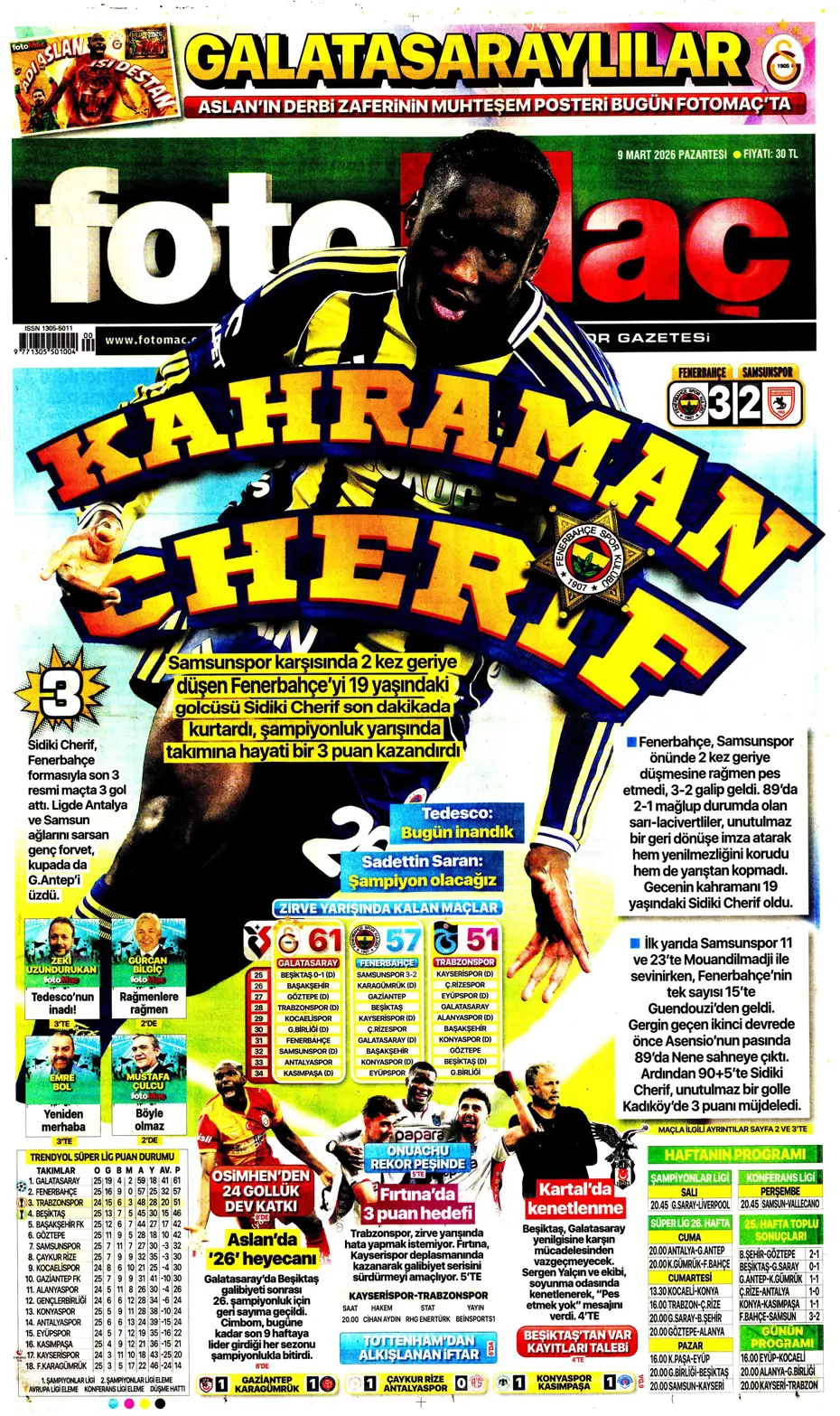 "Eller yukarı! Ben Cherif" | Sporun manşetleri - 22
