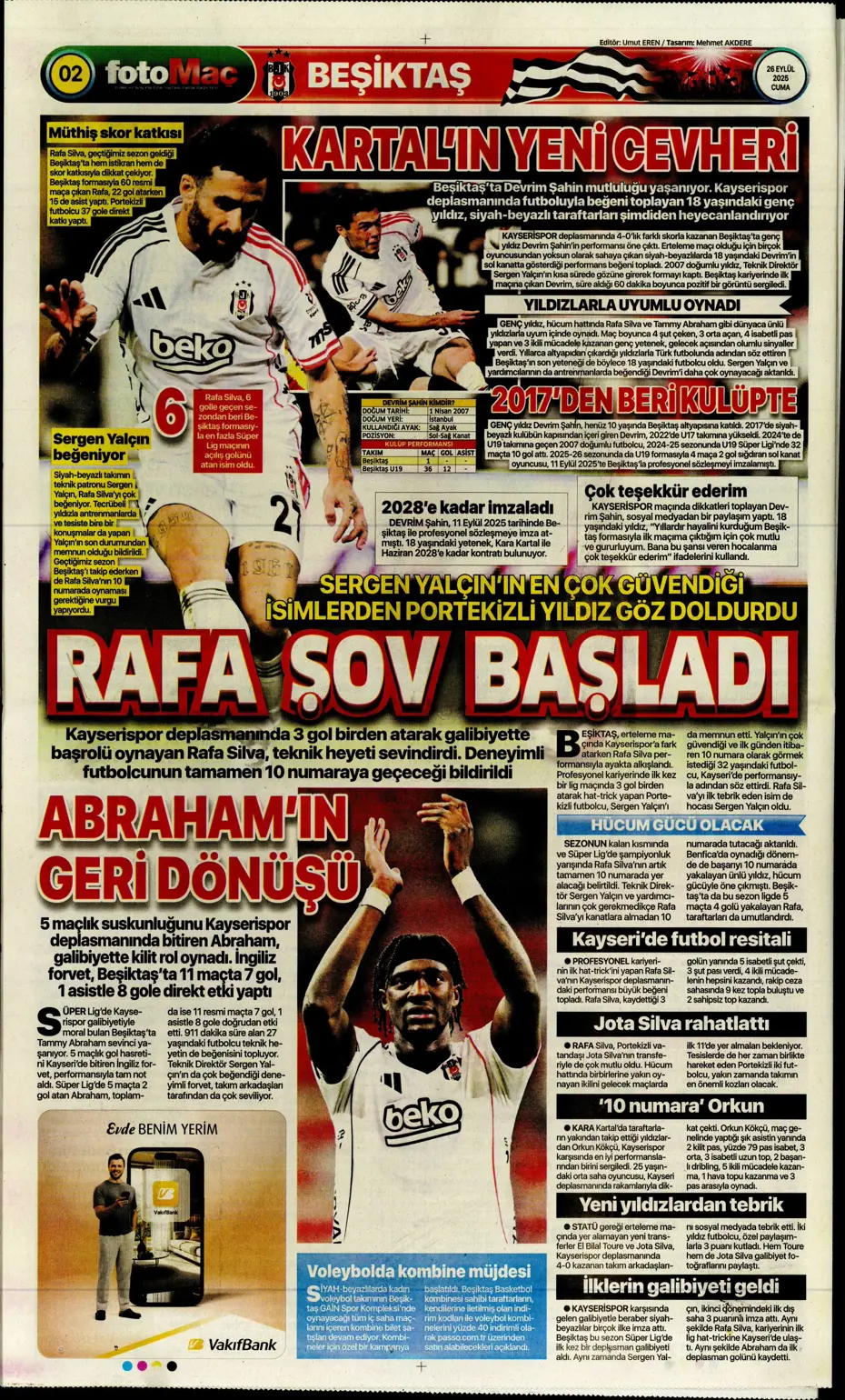 "Volkan Demirel'den Fenerbahçe'ye cevap" | Sporun manşetleri - 25