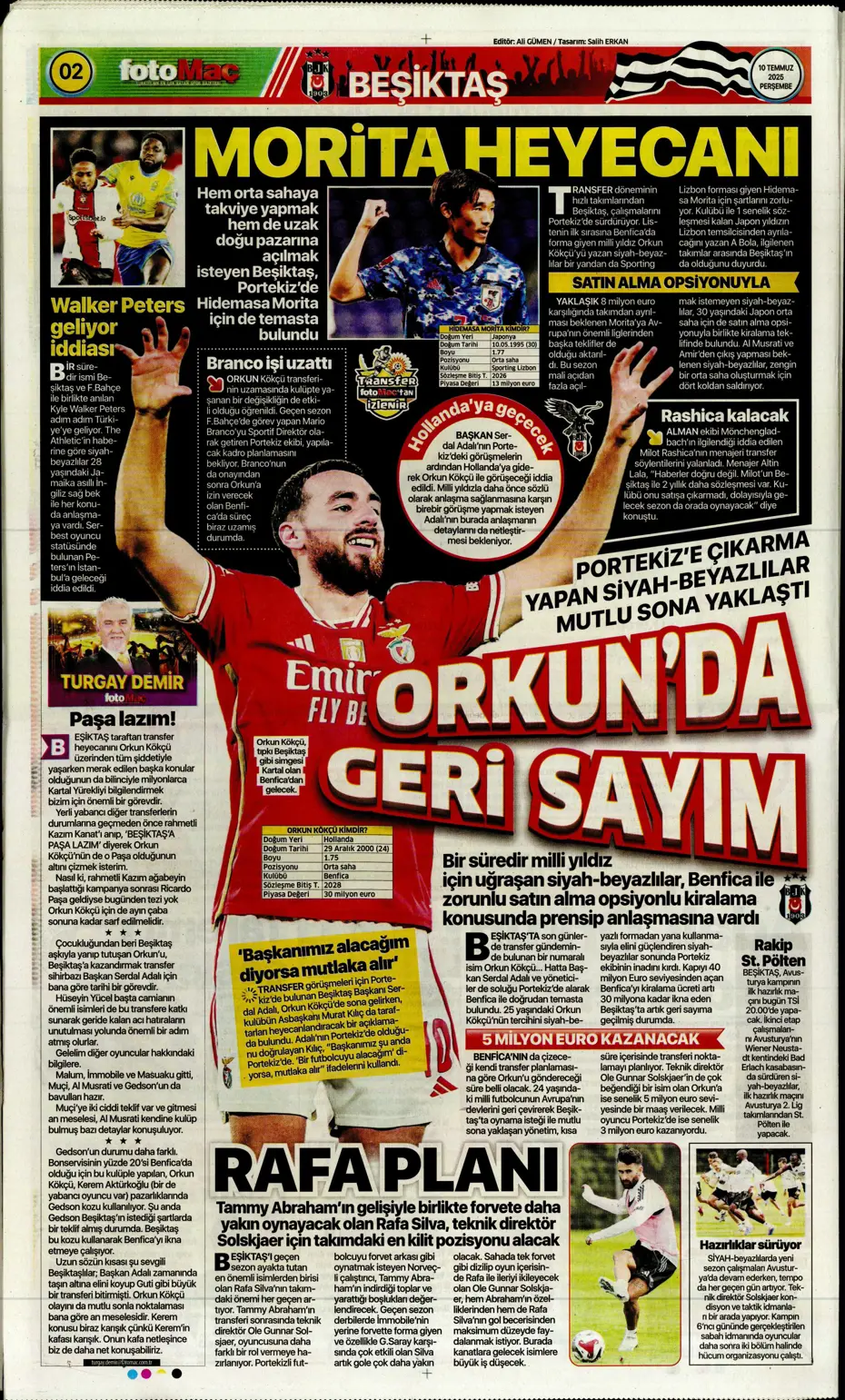 "Fenerbahçe'den Kerem Aktürkoğlu bombası" | Sporun manşetleri - 22