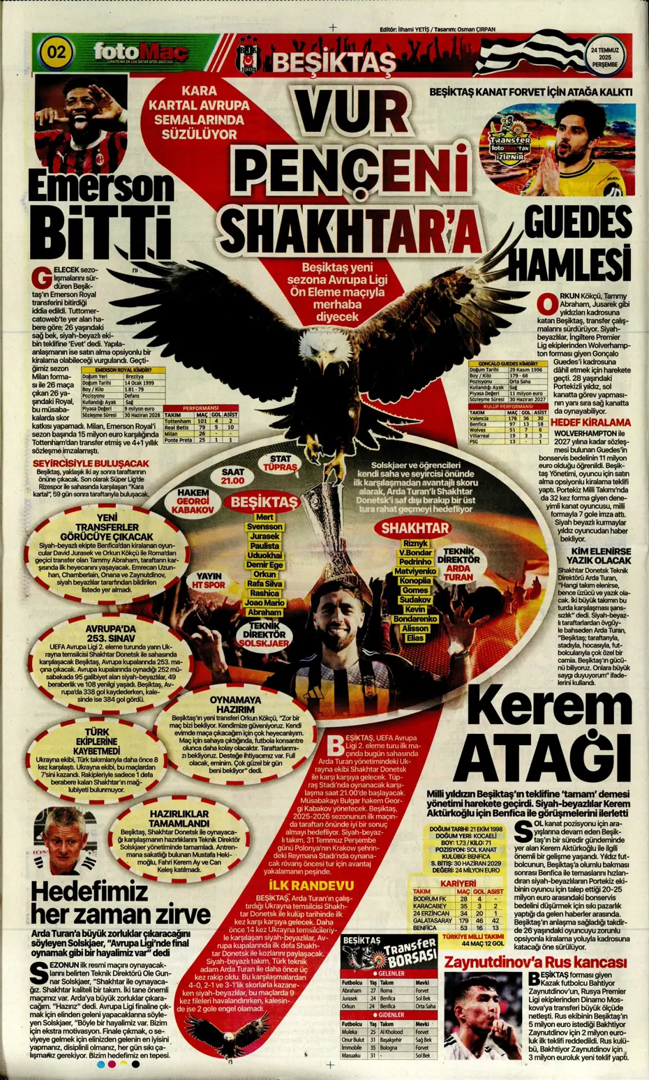 "Enzo Millot Aslan oluyor" | Sporun manşetleri - 31