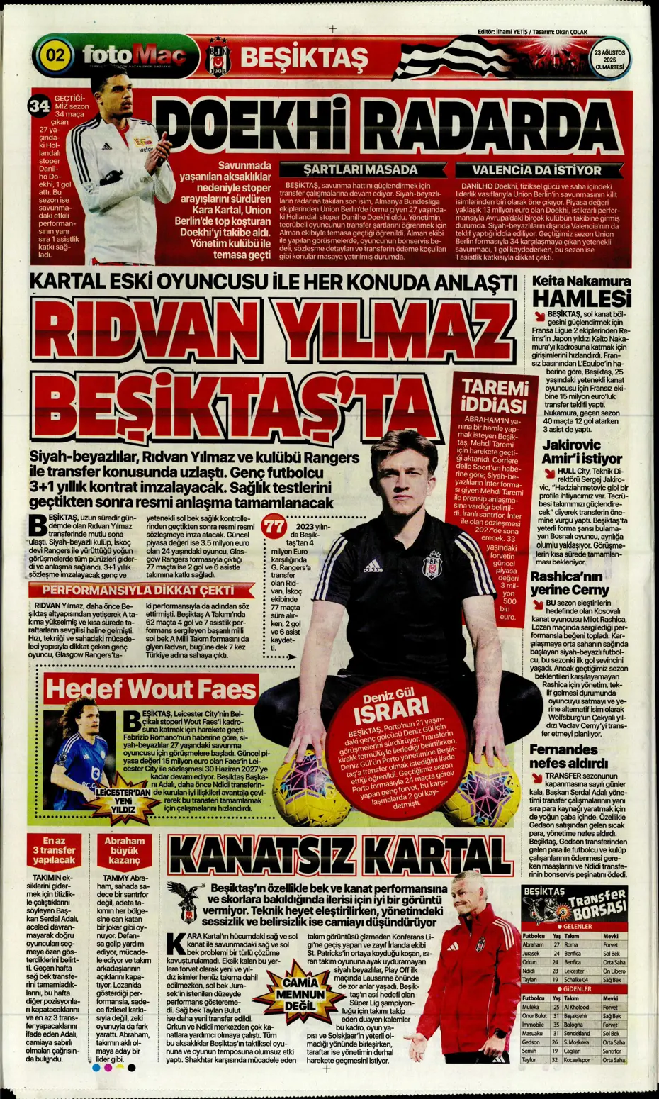 "Beşiktaş'ın hastası Keito Nakamura" | Sporun manşetleri - 27