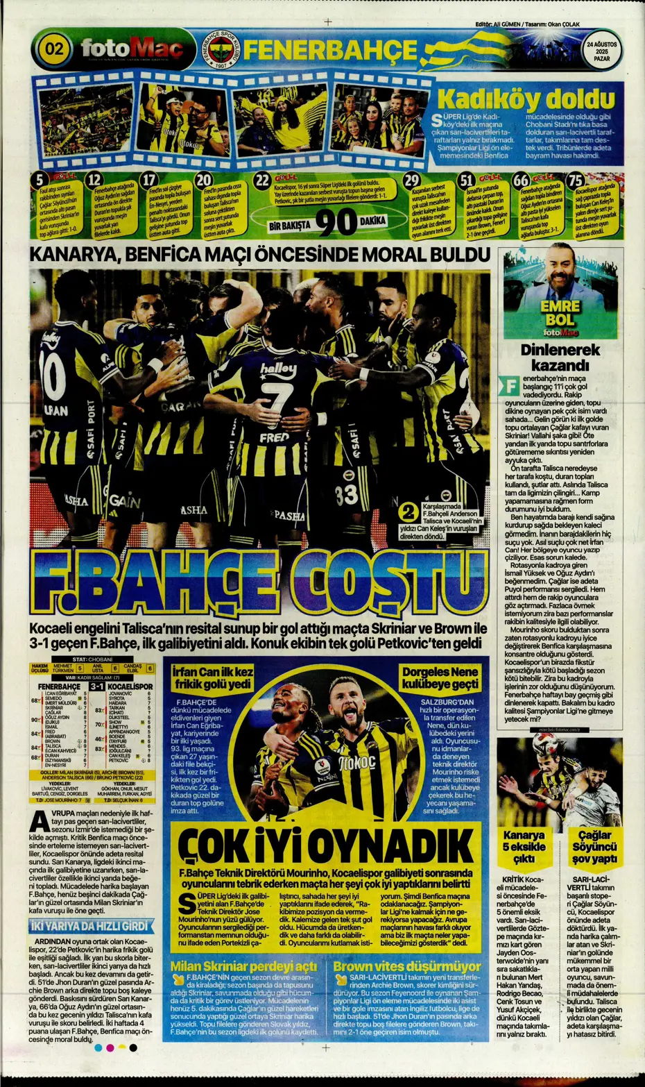 "Galatasaray'a üçlü piyango" | Sporun manşetleri - 36