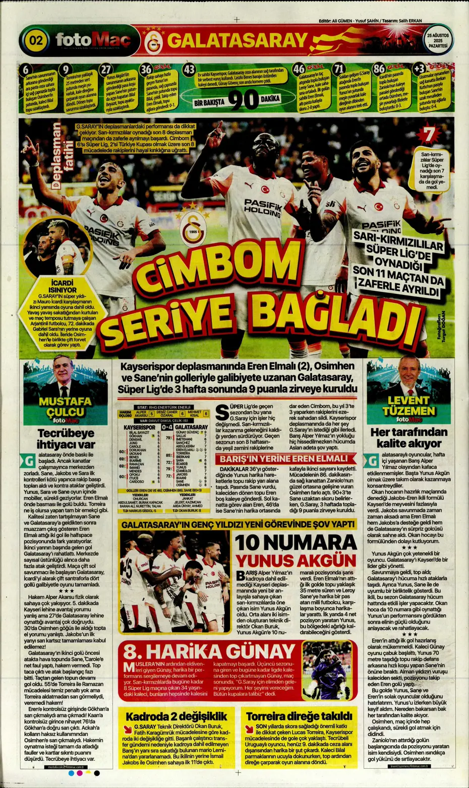"Fenerbahçe'de Youri Tielemans tamam" | Sporun manşetleri - 29