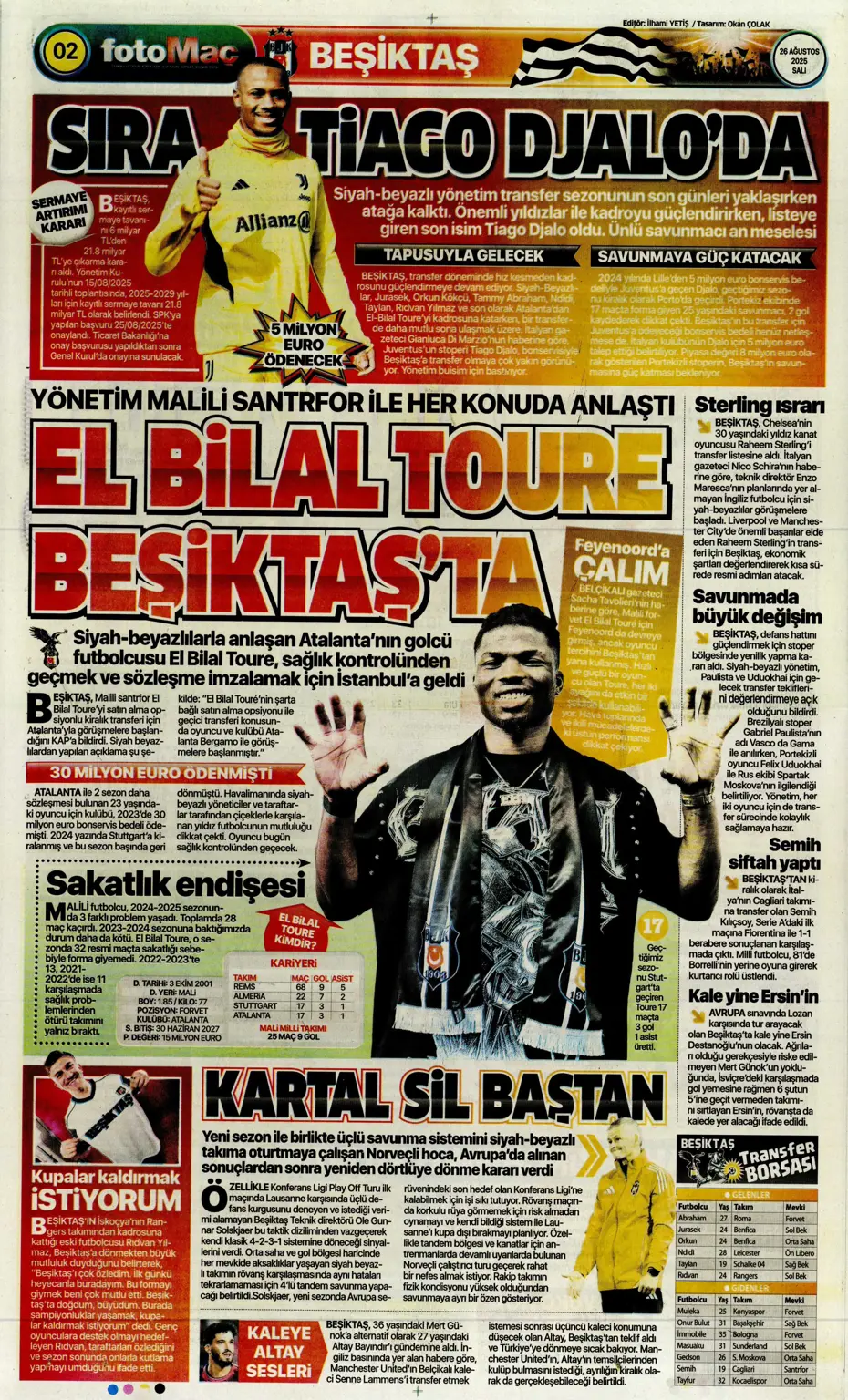 "Fenerbahçe, Zinchenko'yu bitiriyor" | Sporun manşetleri - 27