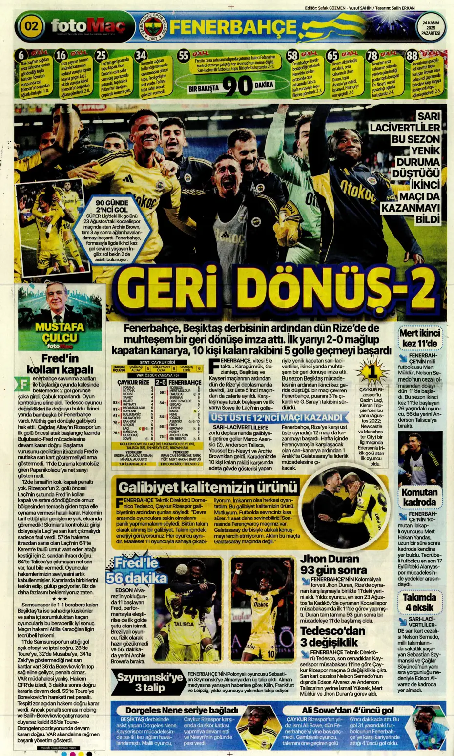 "Matador şov: Marco Asensio" | Sporun manşetleri - 31