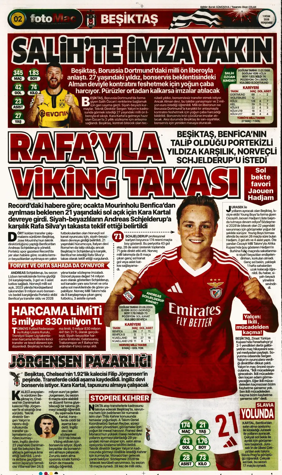 "Tedesco'dan transferde 3 isme olumlu rapor" | Sporun manşetleri - 11