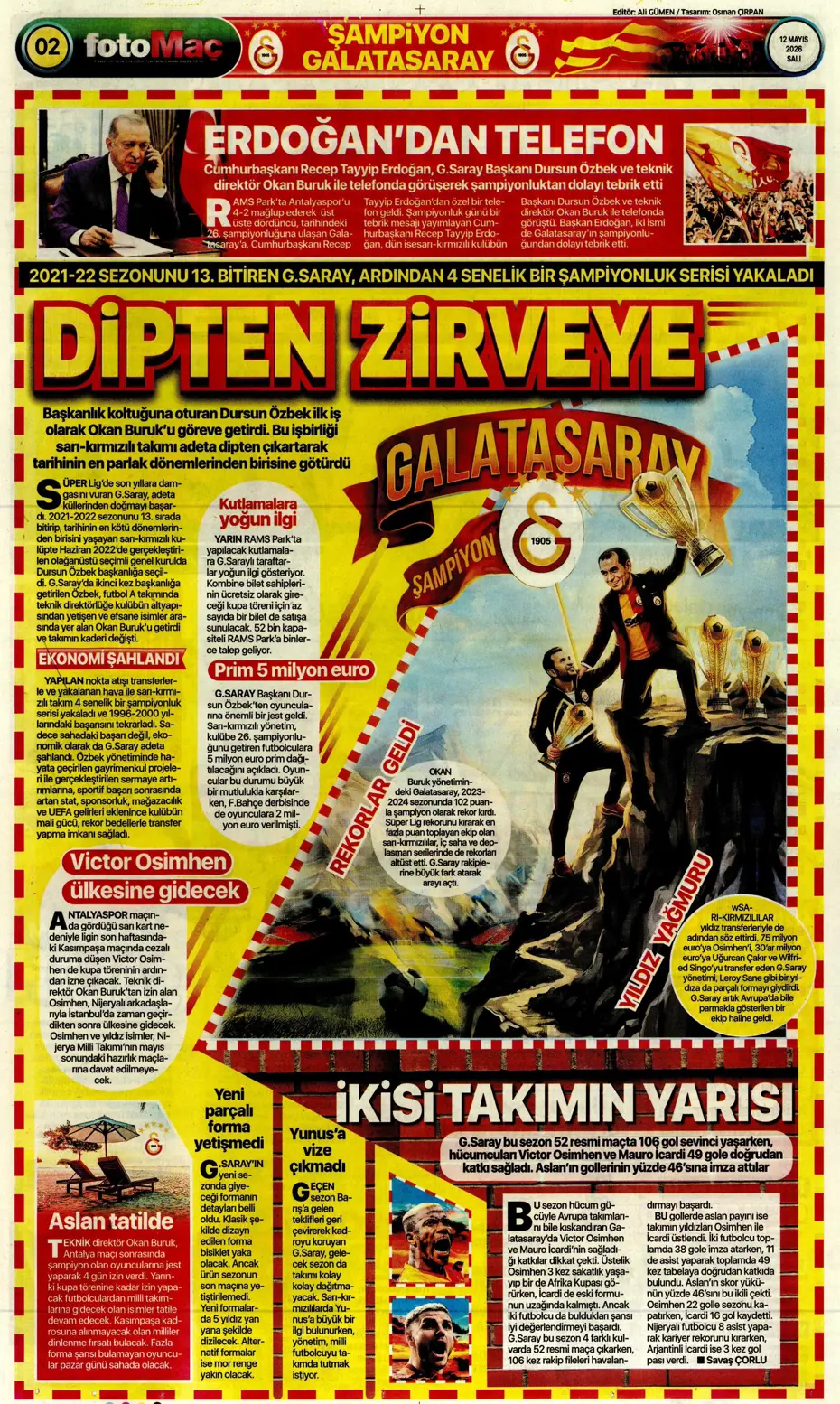 BOMBA! Okan Buruk'tan Jhon Duran kararı | Sporun manşetleri - 10