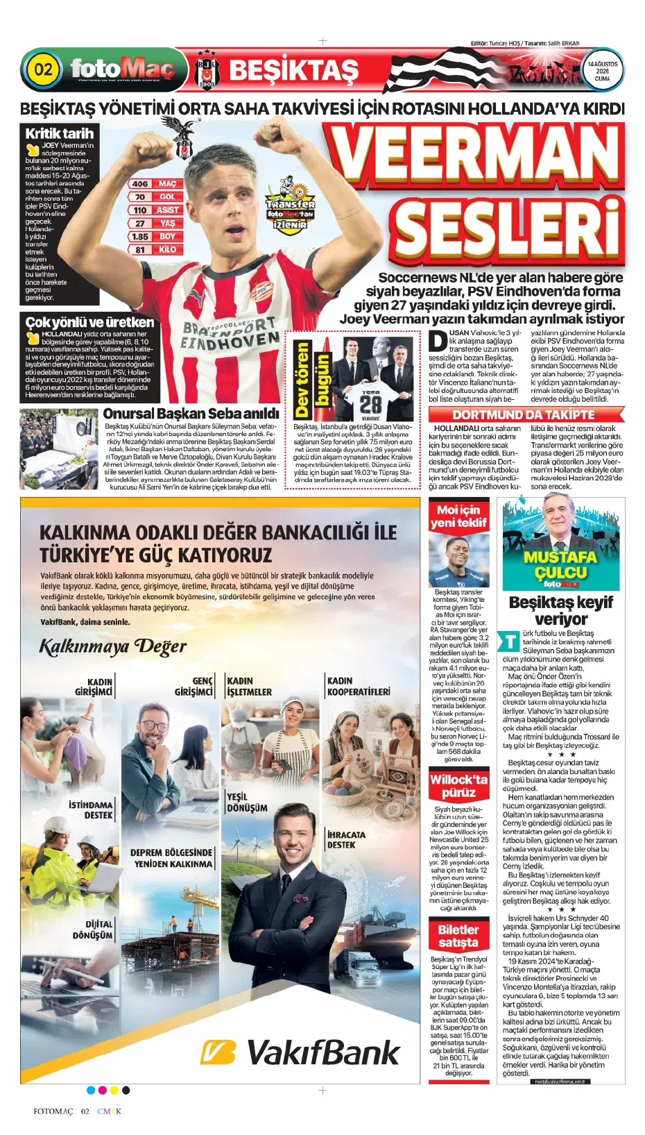 Orkun Kökçü'nün kankası Beşiktaş'a geliyor | Sporun manşetleri - 21