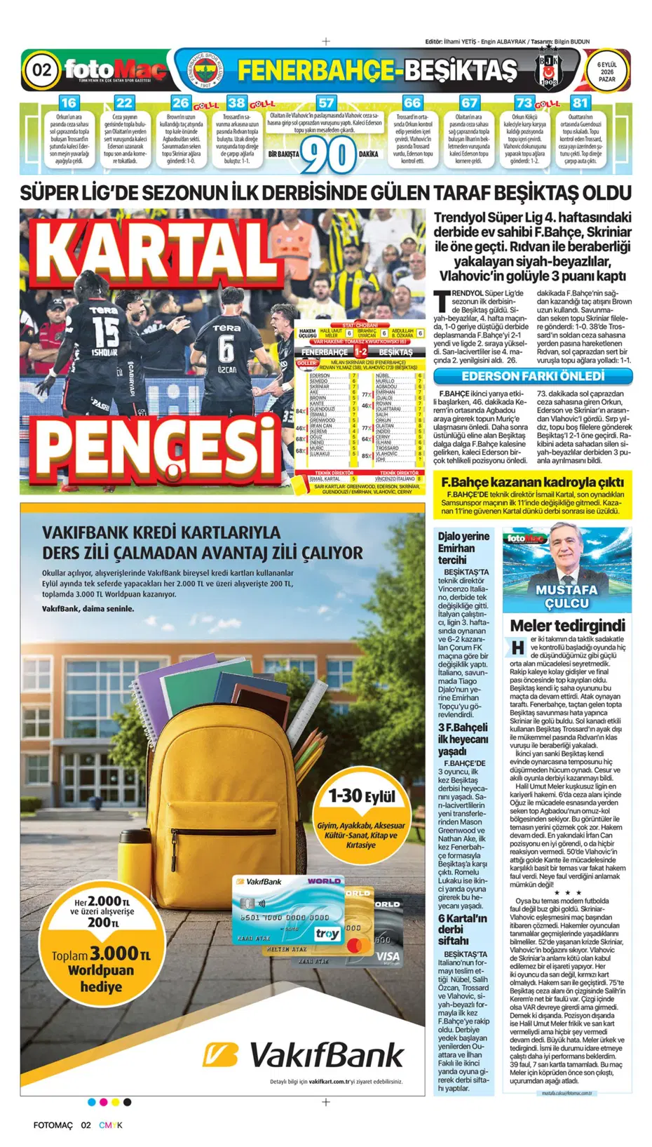 "Kadıköy'ün kralı Kartal" | Sporun manşetleri - 31 "Kadıköy'ün kralı Kartal" | Sporun manşetleri - 31