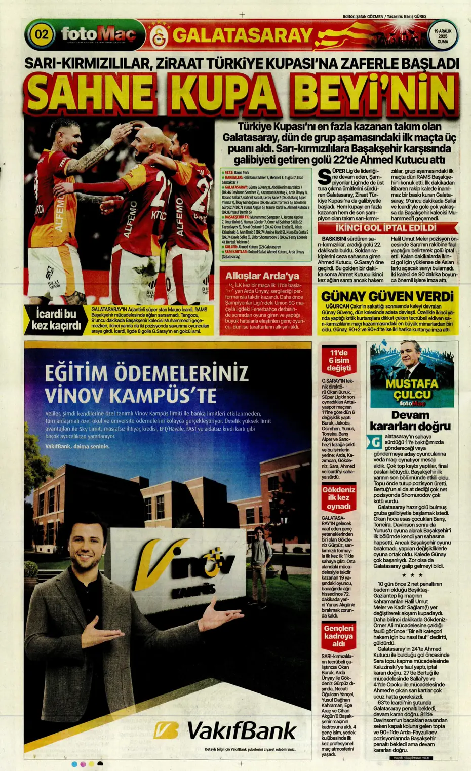 "Ve Lucas Beraldo'dan Galatasaray'a cevap geldi" | Sporun manşetleri - 26