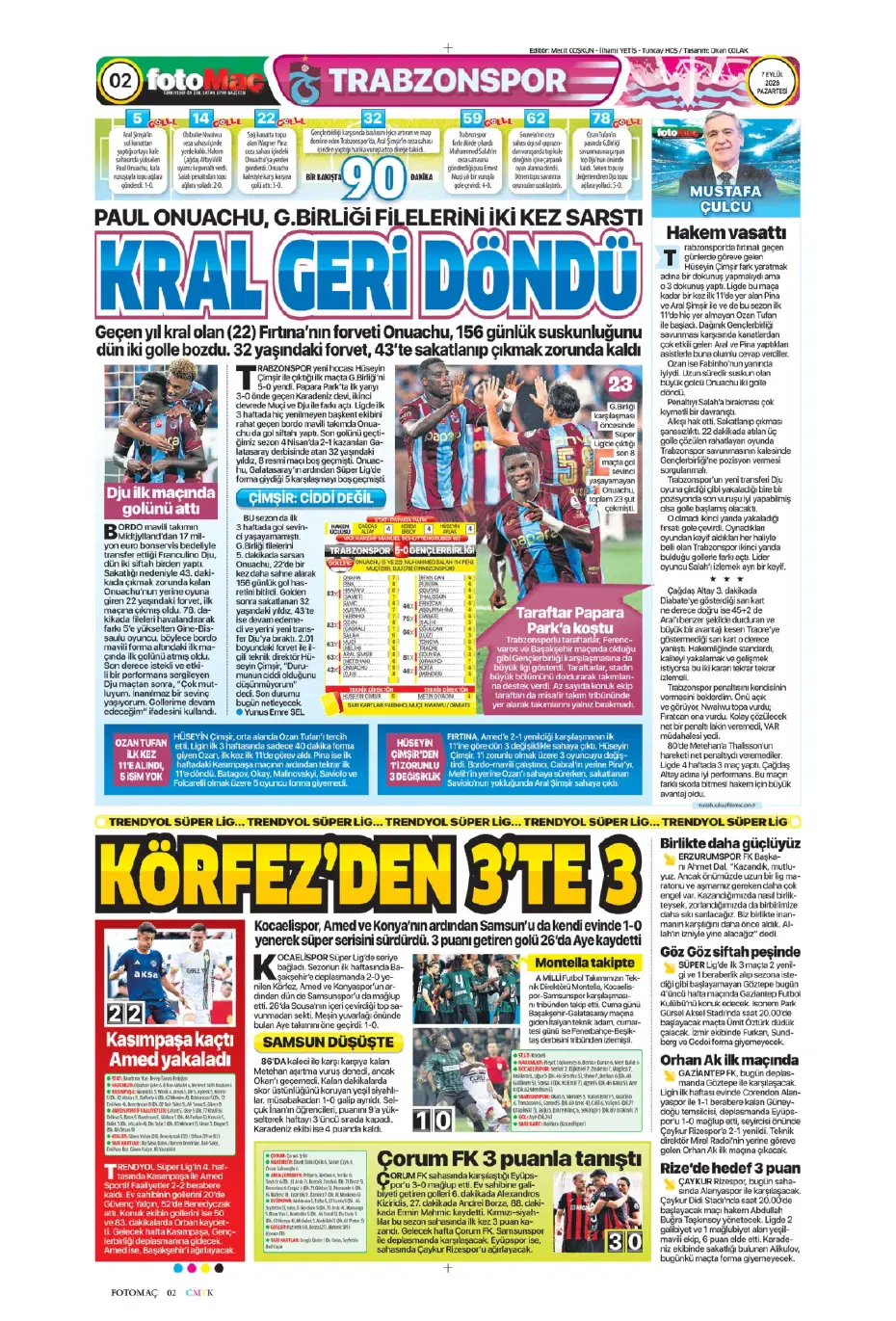 "İsmail Kartal'ın kader virajı" | Sporun manşetleri - 12