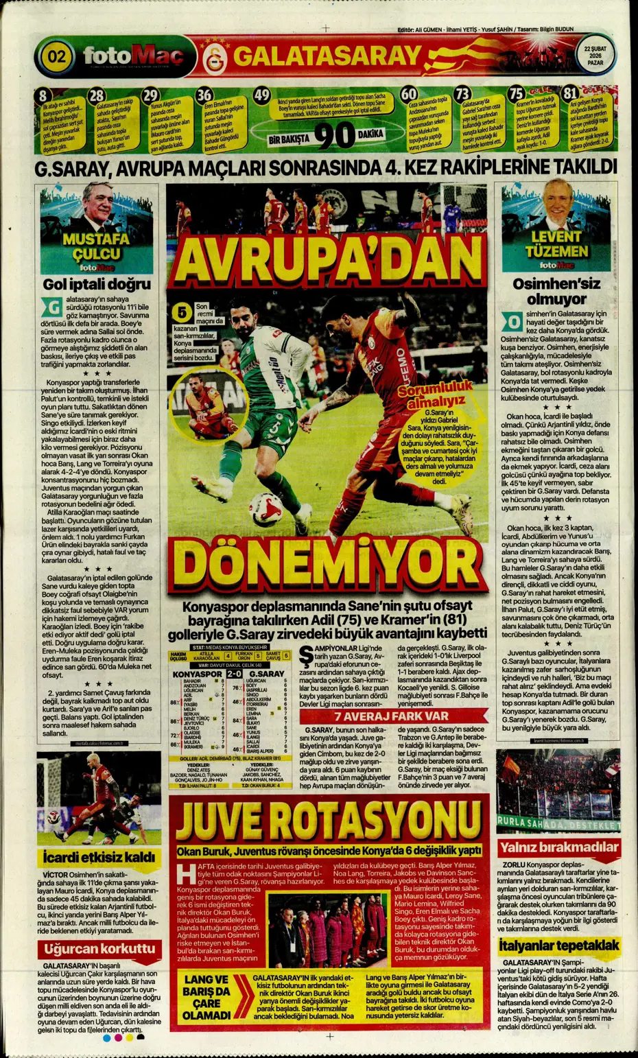 "Beklenen golcü Sörloth" | Sporun manşetleri - 3