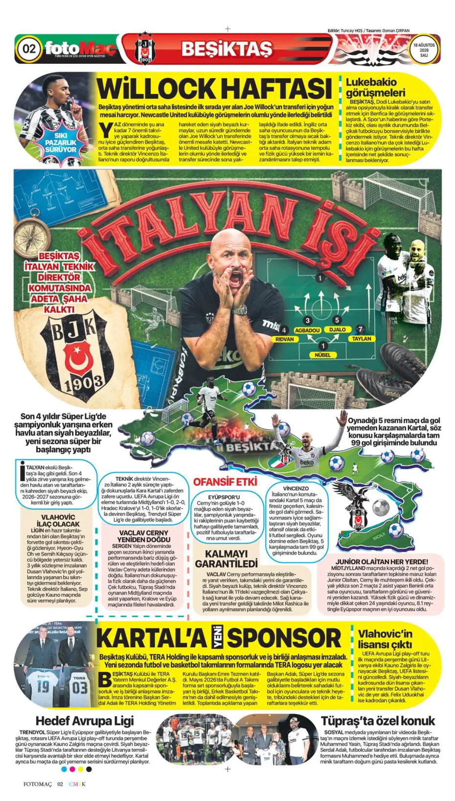 Cerny'nin yerine 40 milyonluk dünya starı Beşiktaş'a | Sporun manşetleri - 25