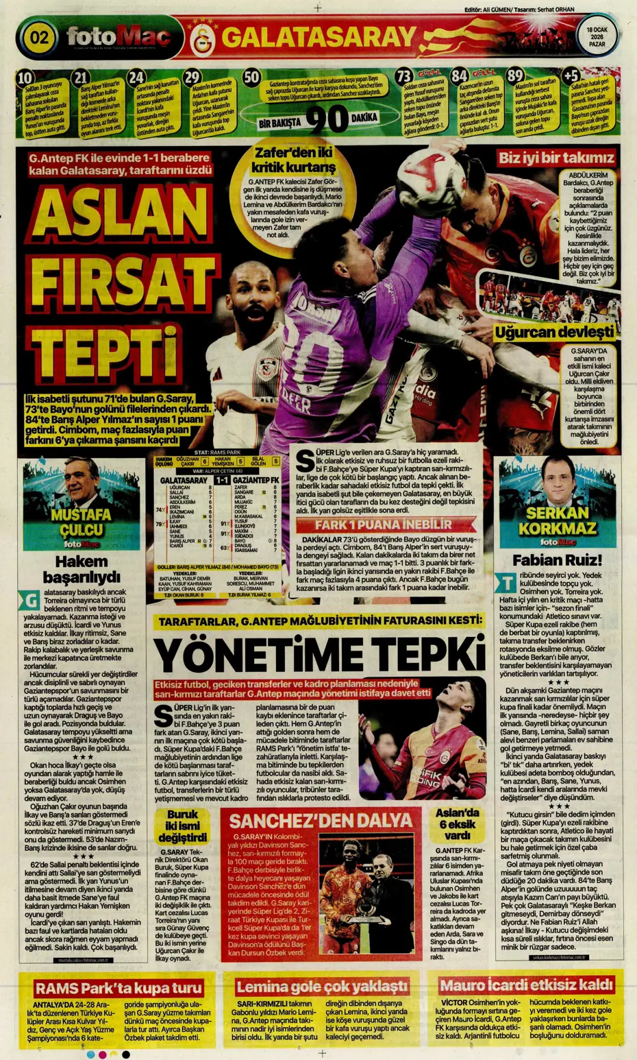 "Galatasaray'dan Gaziantep maçı sonrası transfer: Gemileri yaktı" | Sporun manşetleri - 12