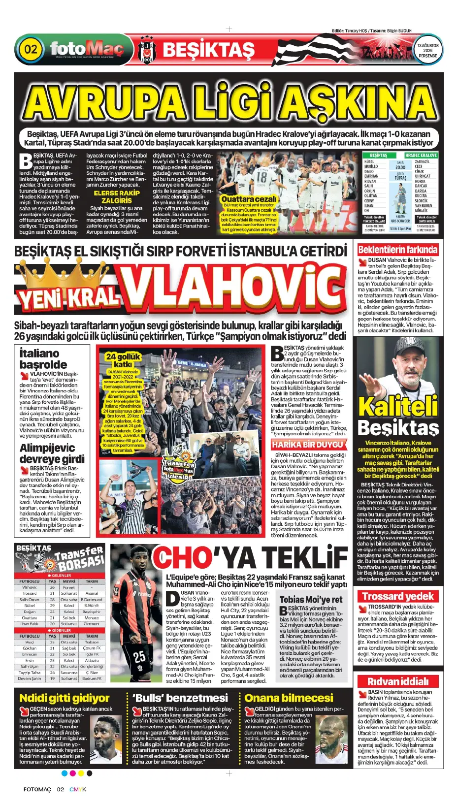 Yüksel Yıldırım, Fenerbahçe'den flaş bir transfer yapıyor | Sporun manşetleri - 6 Yüksel Yıldırım, Fenerbahçe'den flaş bir transfer yapıyor | Sporun manşetleri - 6
