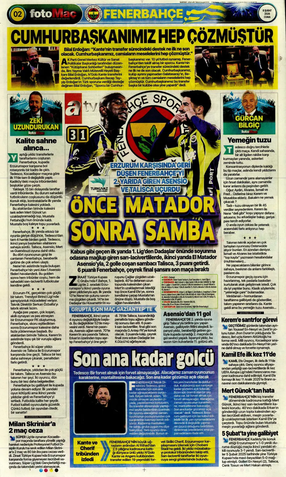 "Transferin son günü Aral Şimşir bombası" | Sporun manşetleri - 2 "Transferin son günü Aral Şimşir bombası" | Sporun manşetleri - 2