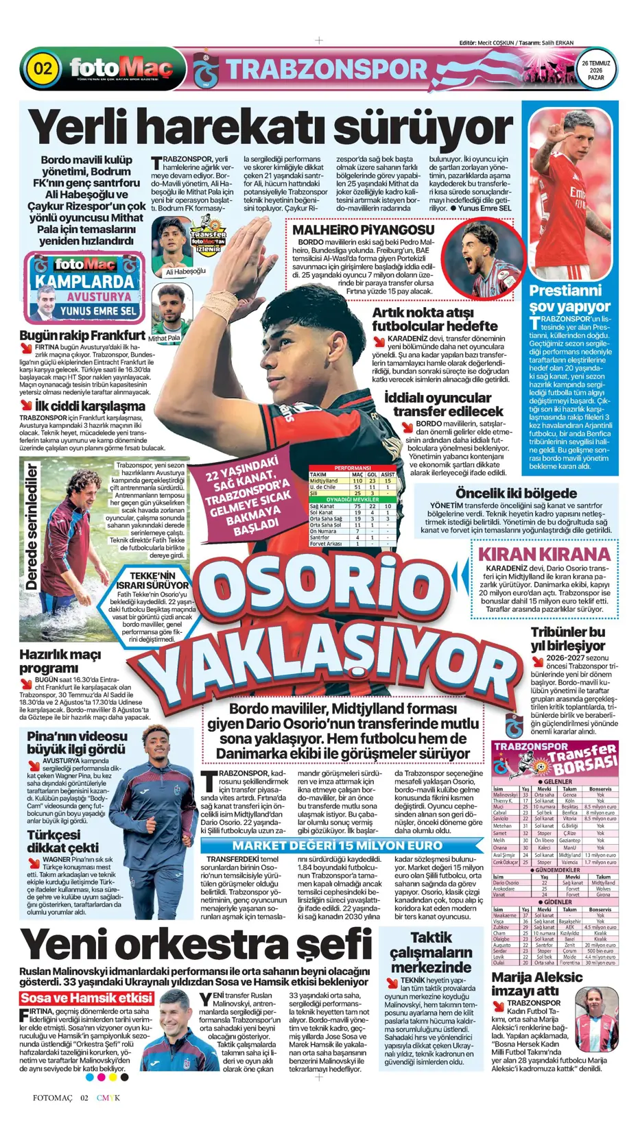 "Darwin Nunez geliyor" | Sporun manşetleri - 5