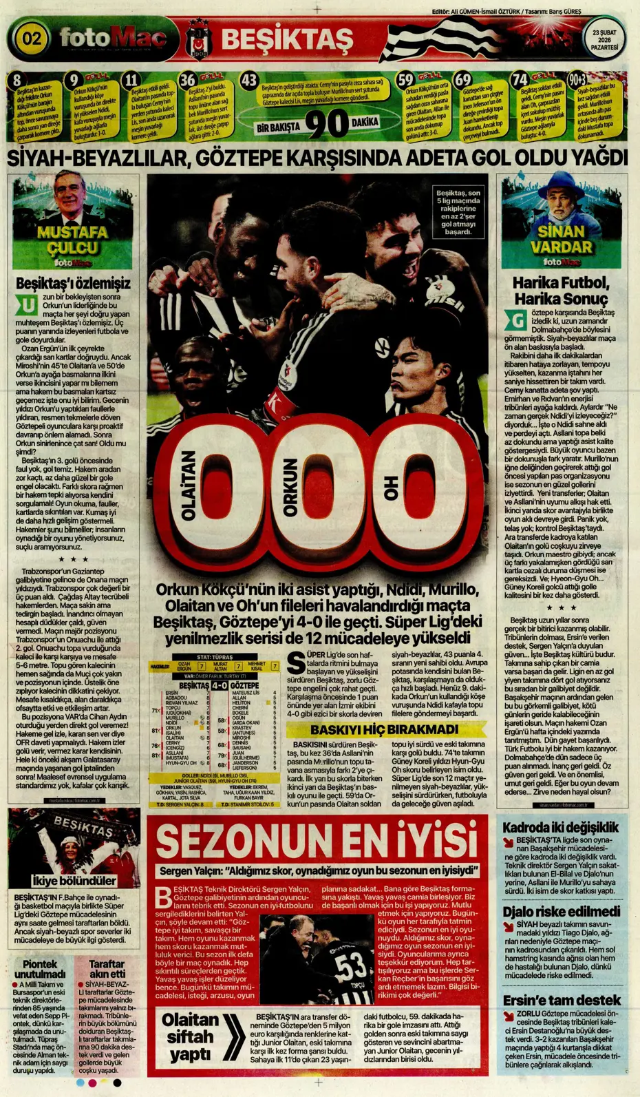 "Fenerbahçe'ye Galatasaray dopingi: Whatsapp grubunda bayram havası" | Sporun manşetleri - 7 "Fenerbahçe'ye Galatasaray dopingi: Whatsapp grubunda bayram havası" | Sporun manşetleri - 7