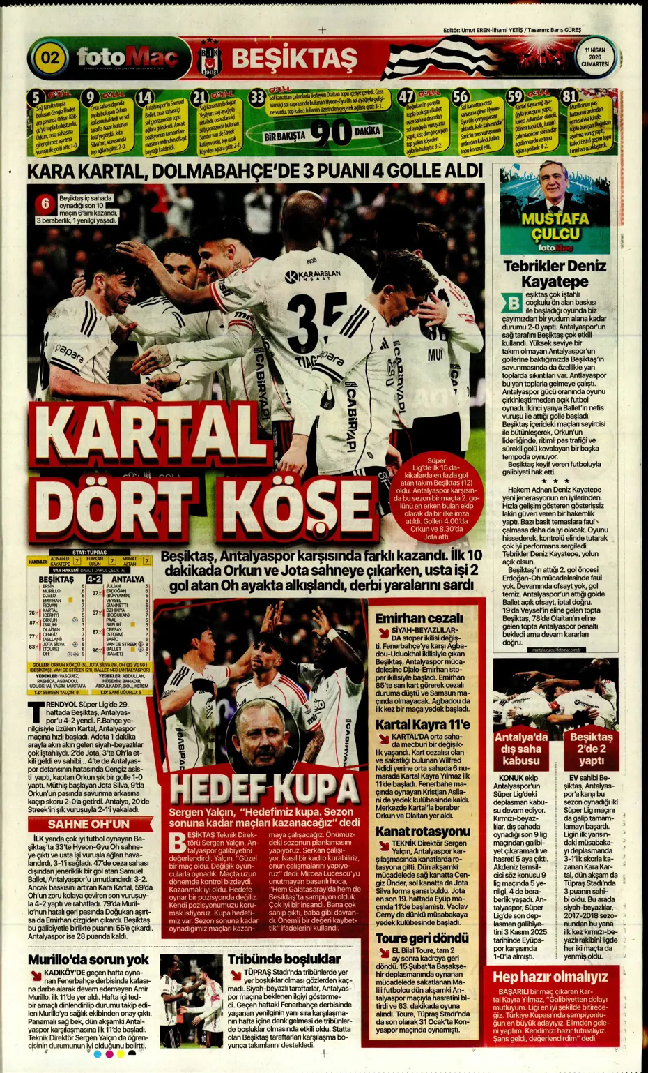 "Devler Osimhen için sırada" | Sporun manşetleri - 8