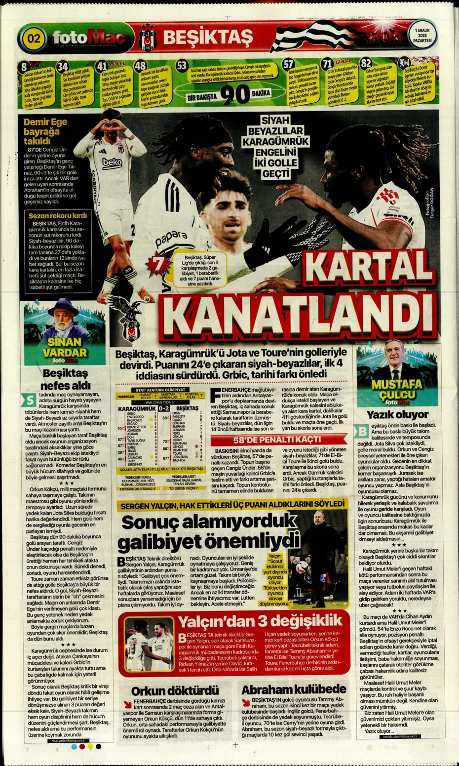 "Kadıköy'de 30 milyarlık dev buluşma" | Sporun manşetleri - 28