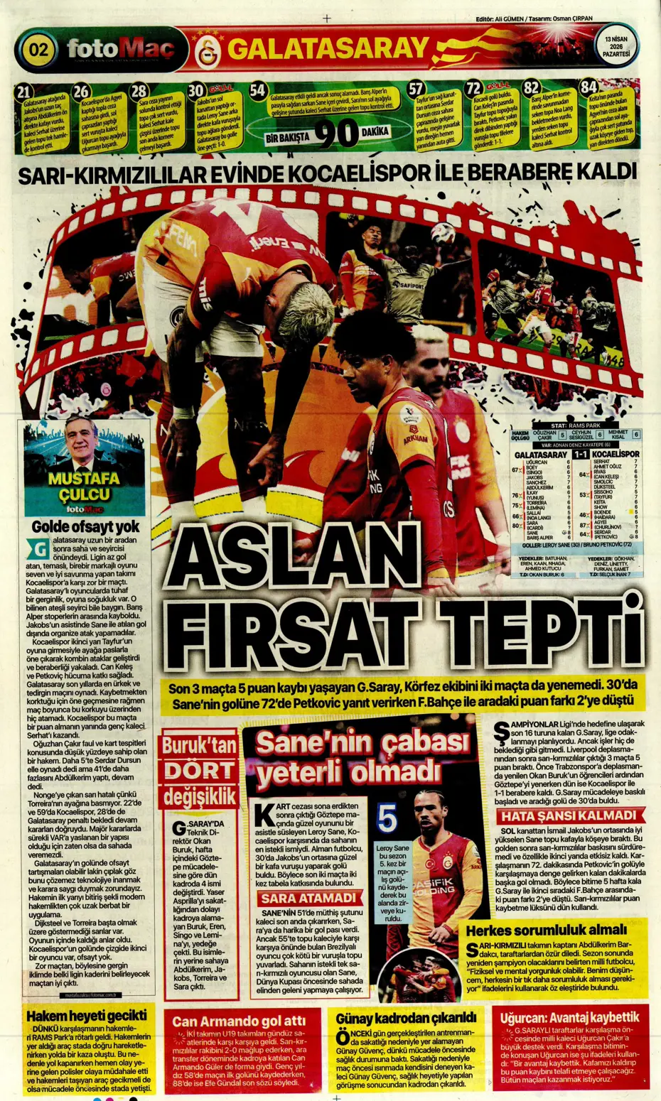 "Aslan krize girdi" | Sporun manşetleri - 15