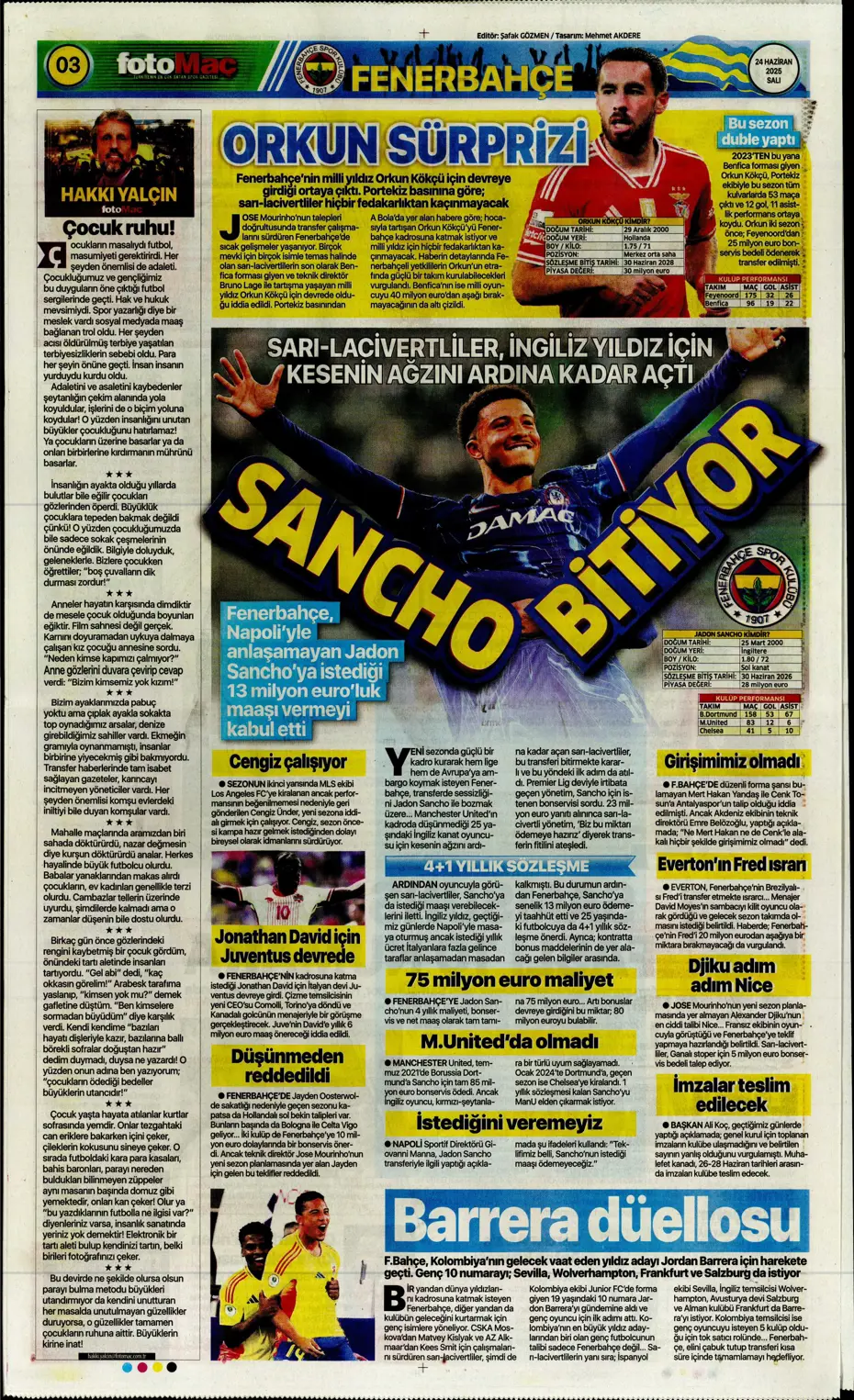 "Victor Osimhen'de son 16 gün" | Sporun manşetleri - 25