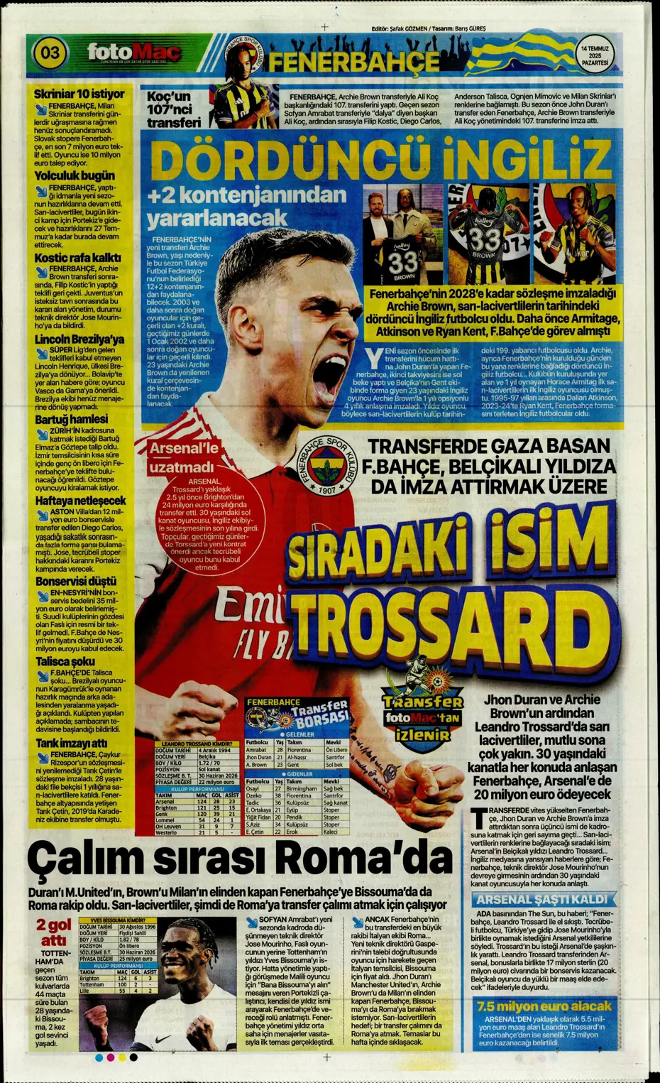 "Marco Asensio Fenerbahçe'de" | Sporun manşetleri - 22