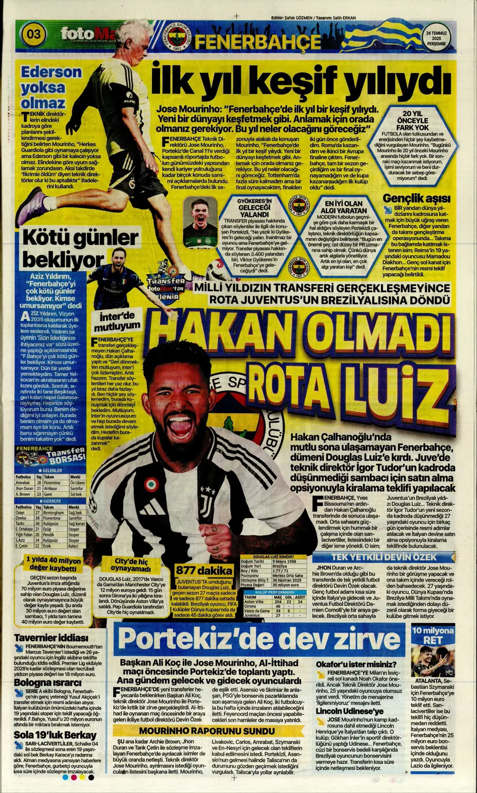 "Enzo Millot Aslan oluyor" | Sporun manşetleri - 30