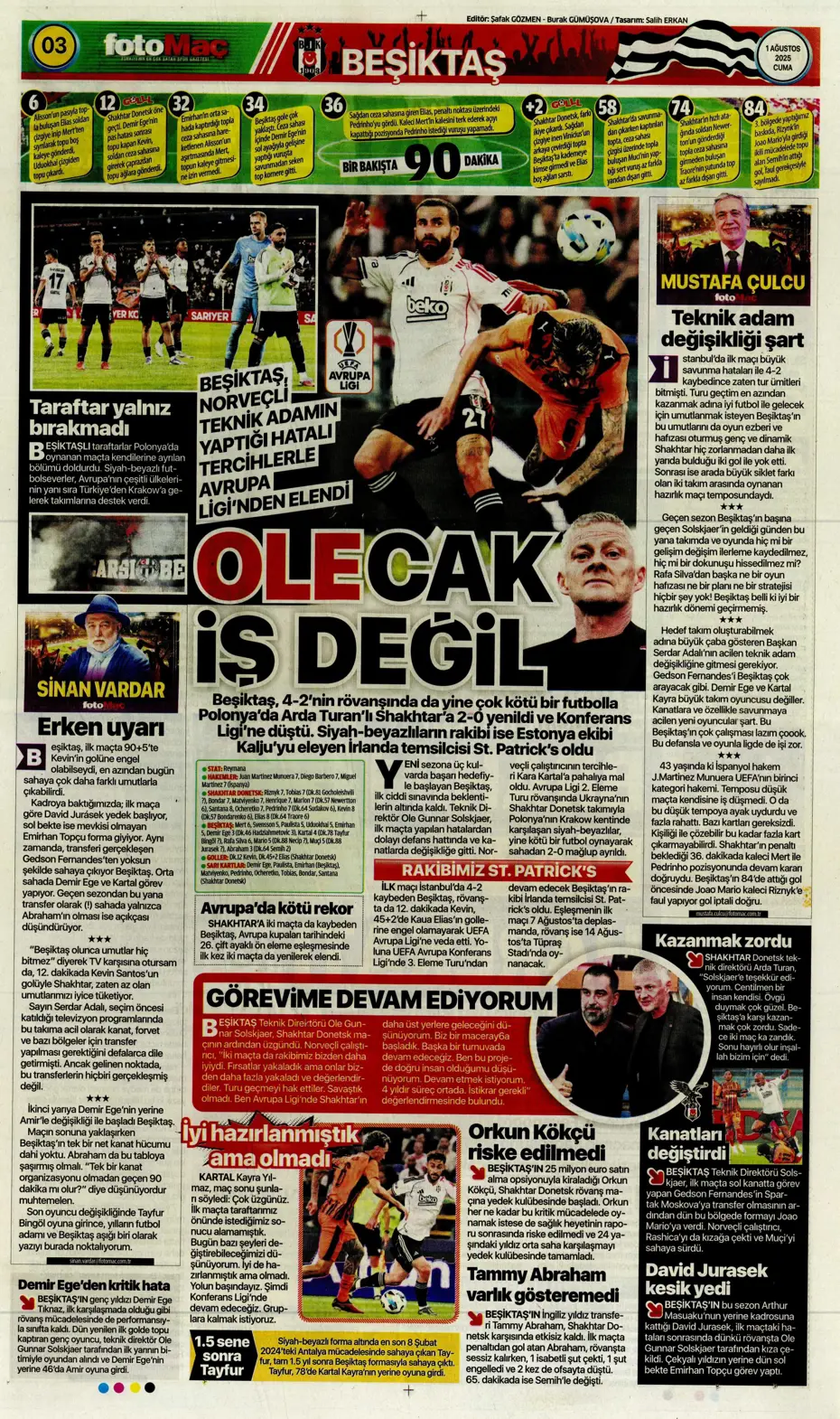 "Ederson için geri sayım" | Sporun manşetleri - 24