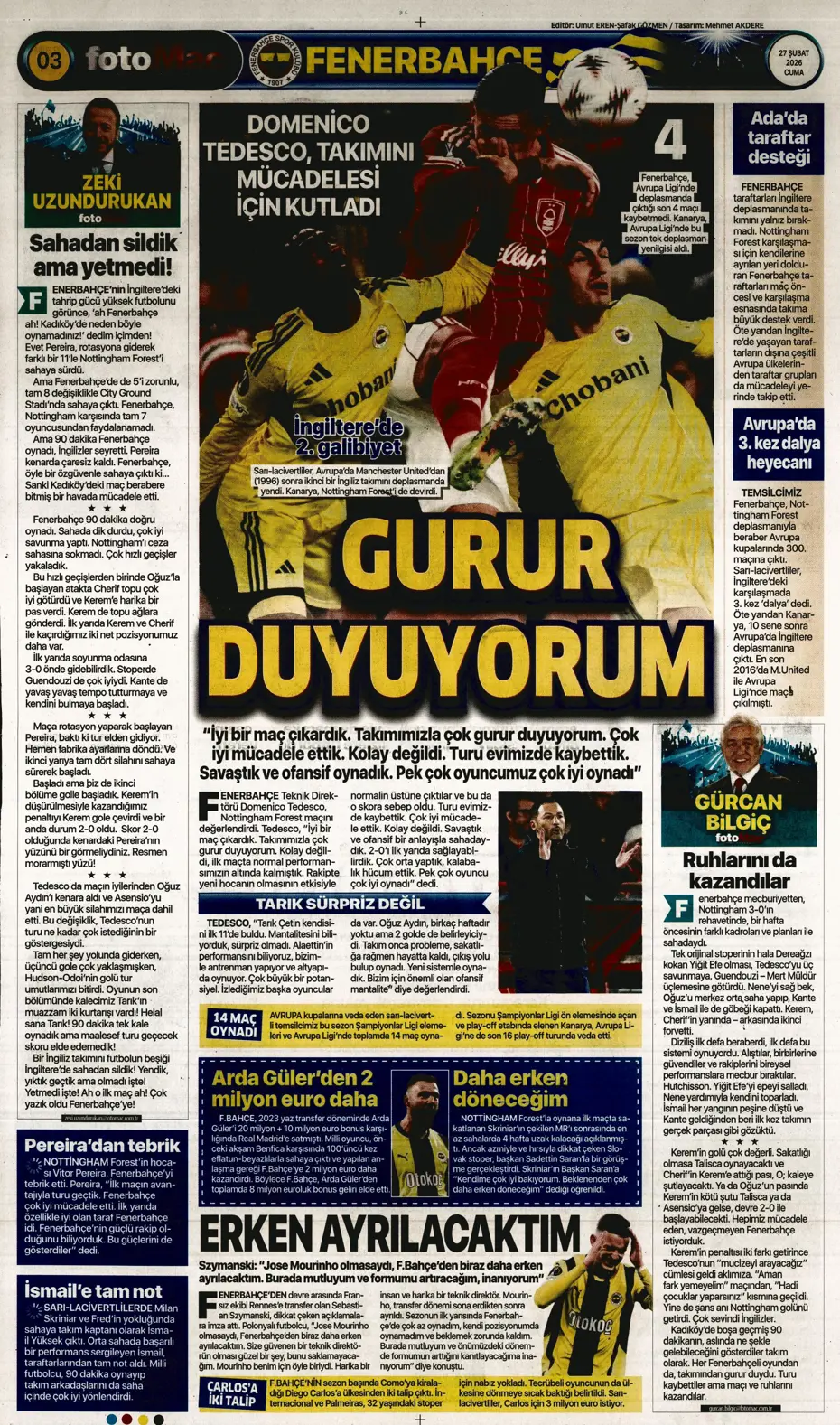 "Osimhen için müthiş iddia!" | Sporun manşetleri - 14 "Osimhen için müthiş iddia!" | Sporun manşetleri - 14