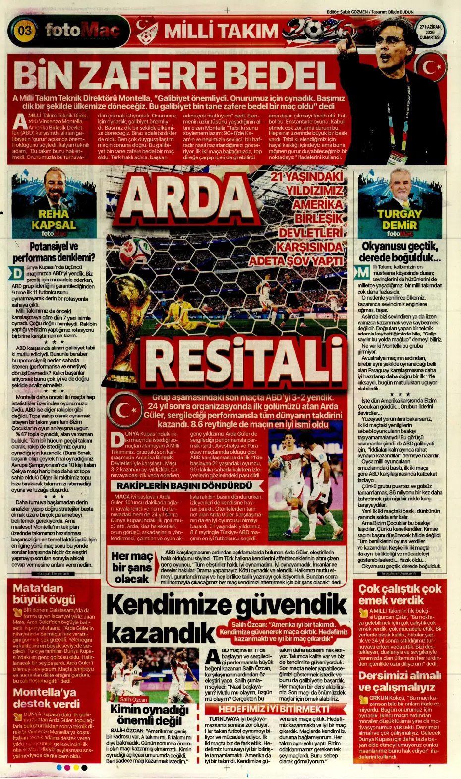 "Fenerbahçe'den bomba hamle: Oyarzabal" | Sporun manşetleri - 11