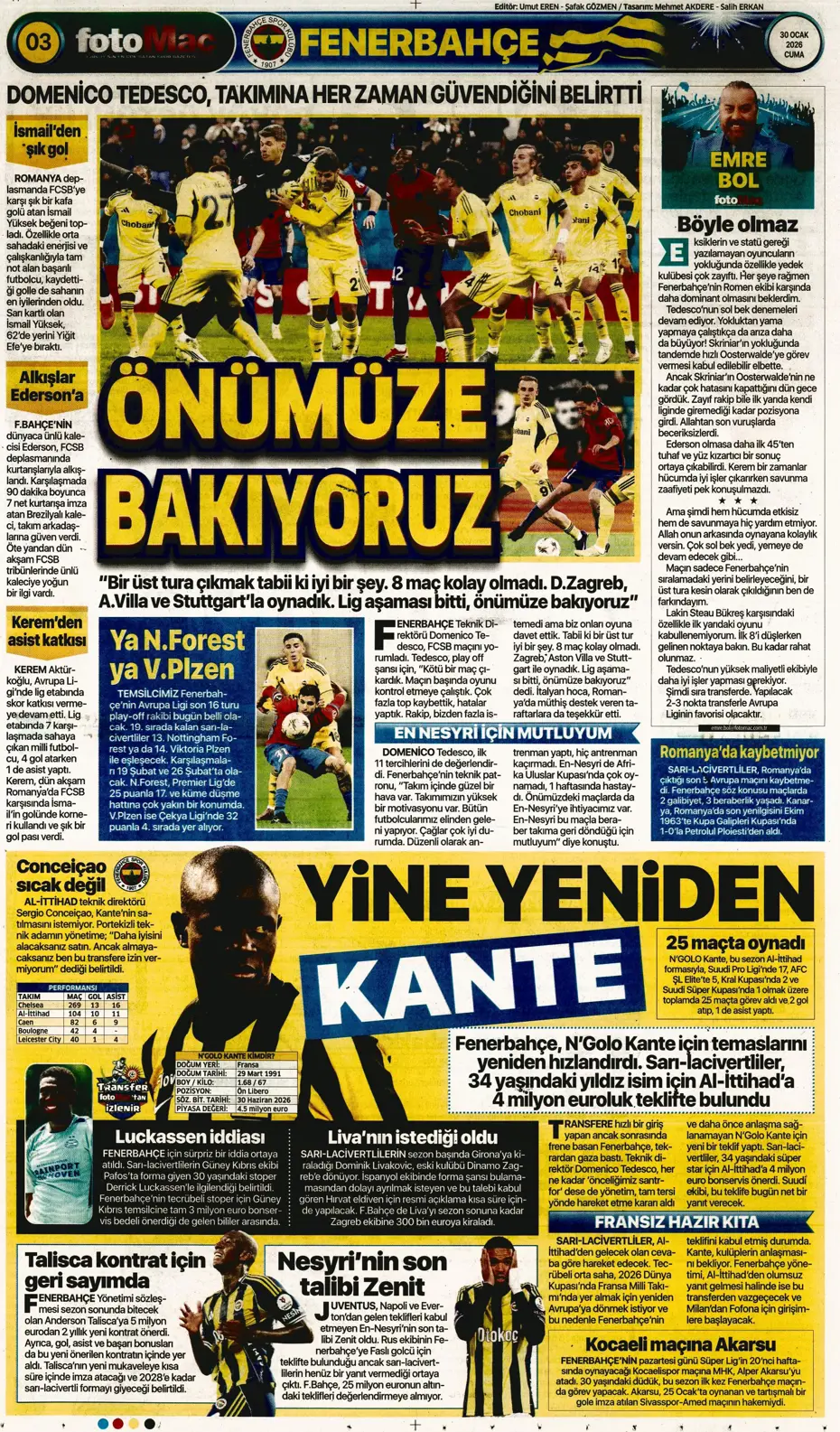 "Galatasaray'ın Gueye transferi tamam" | Sporun manşetleri - 4