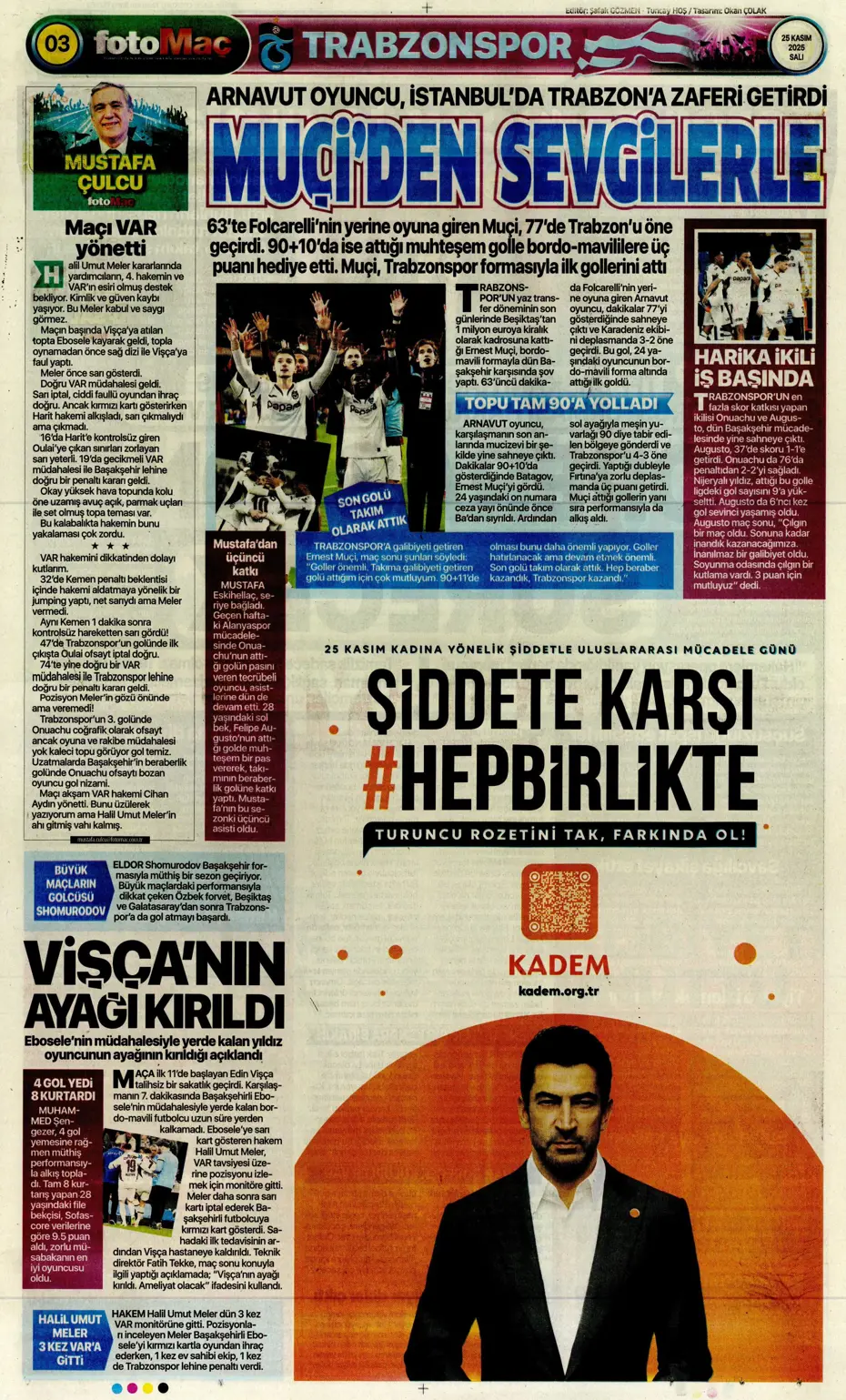 "Fenerbahçe'ye sürpriz golcü: Franculino Dju" | Sporun manşetleri - 25 "Fenerbahçe'ye sürpriz golcü: Franculino Dju" | Sporun manşetleri - 25