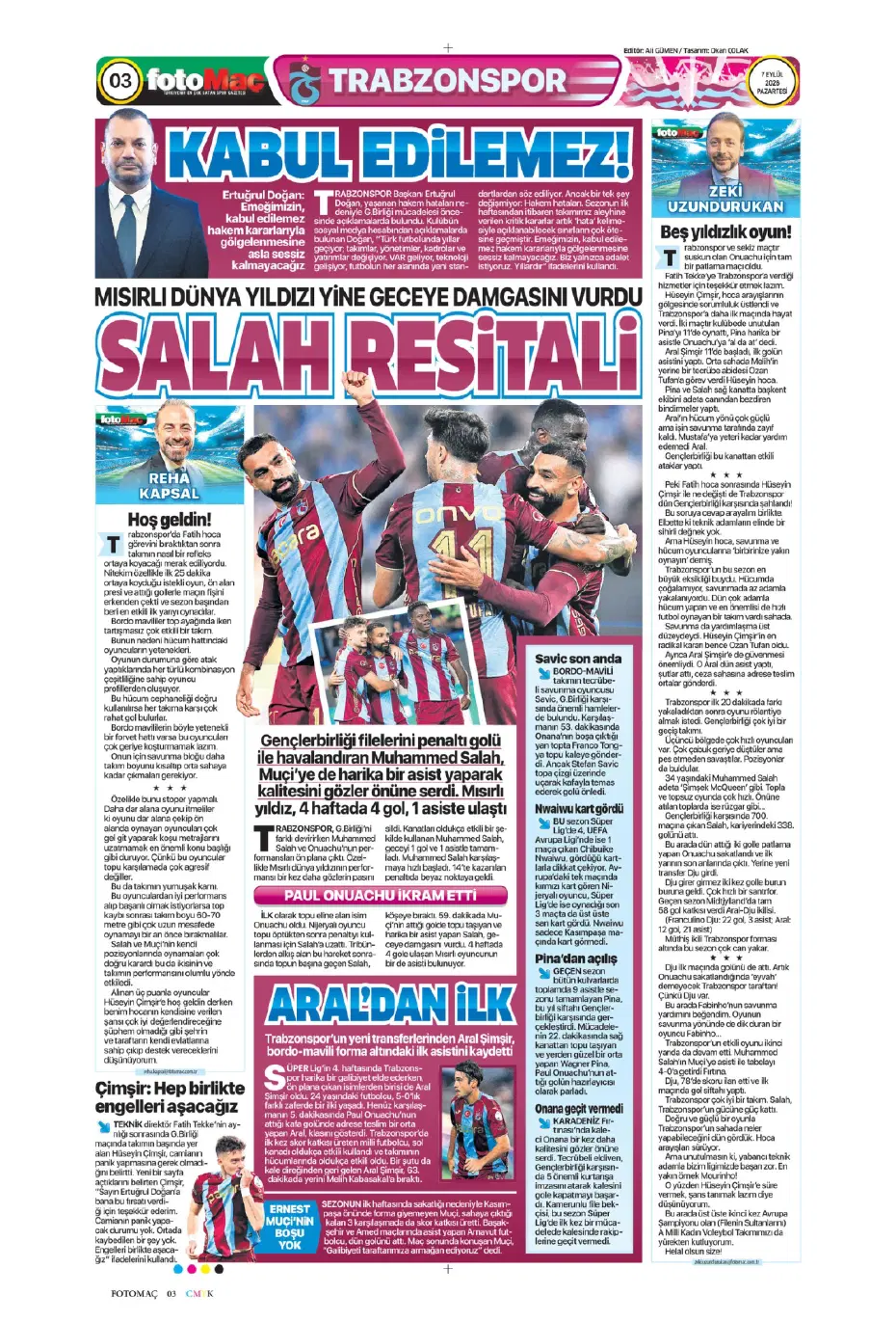 "İsmail Kartal'ın kader virajı" | Sporun manşetleri - 15