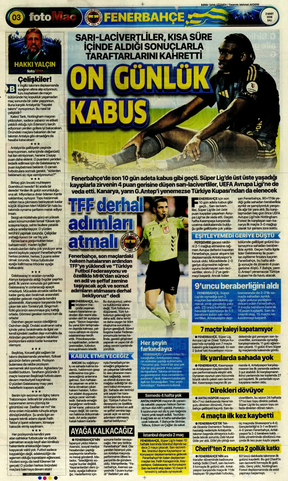 "Eyvah! Skriniar'da Fenerbahçelileri endişelendiren gelişme" | Sporun manşetleri - 10