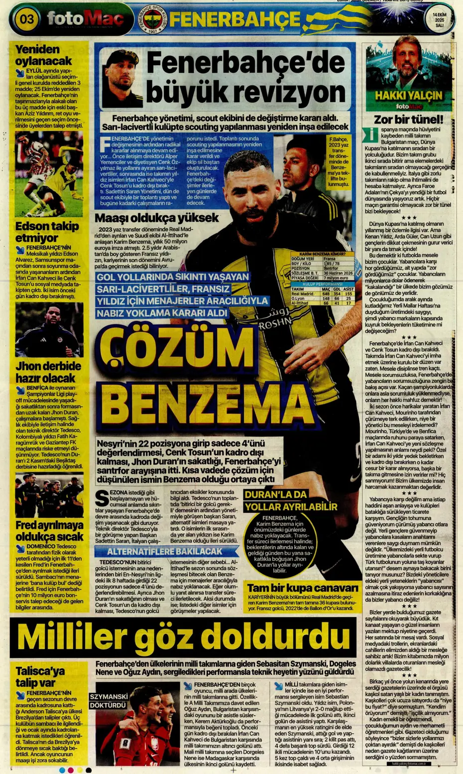 "Beşiktaş'ta İrfan Can Kahveci sürprizi" | Sporun manşetleri - 23 "Beşiktaş'ta İrfan Can Kahveci sürprizi" | Sporun manşetleri - 23