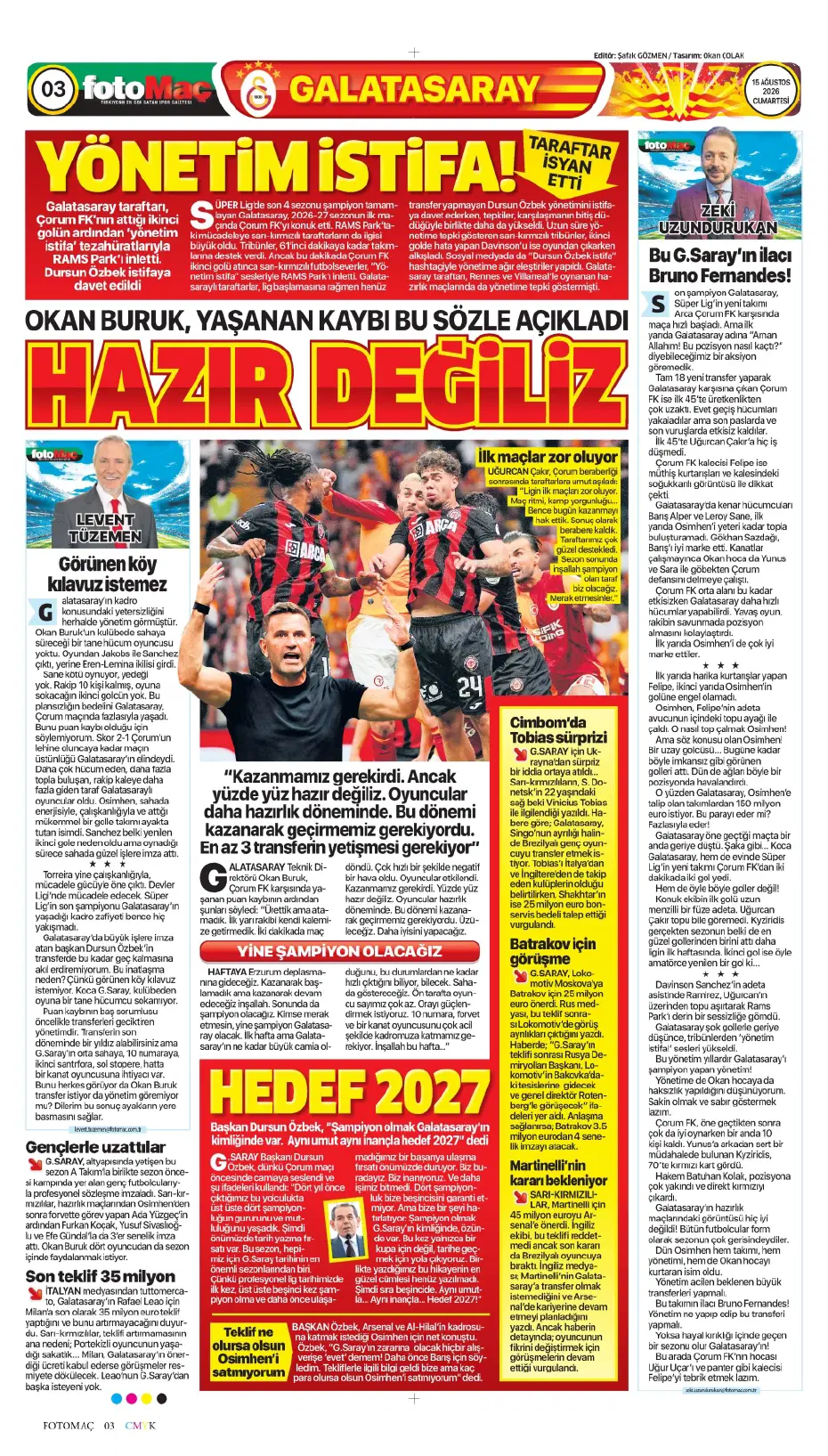 "Darwin Nunez geliyor" | Sporun manşetleri - 4 "Darwin Nunez geliyor" | Sporun manşetleri - 4