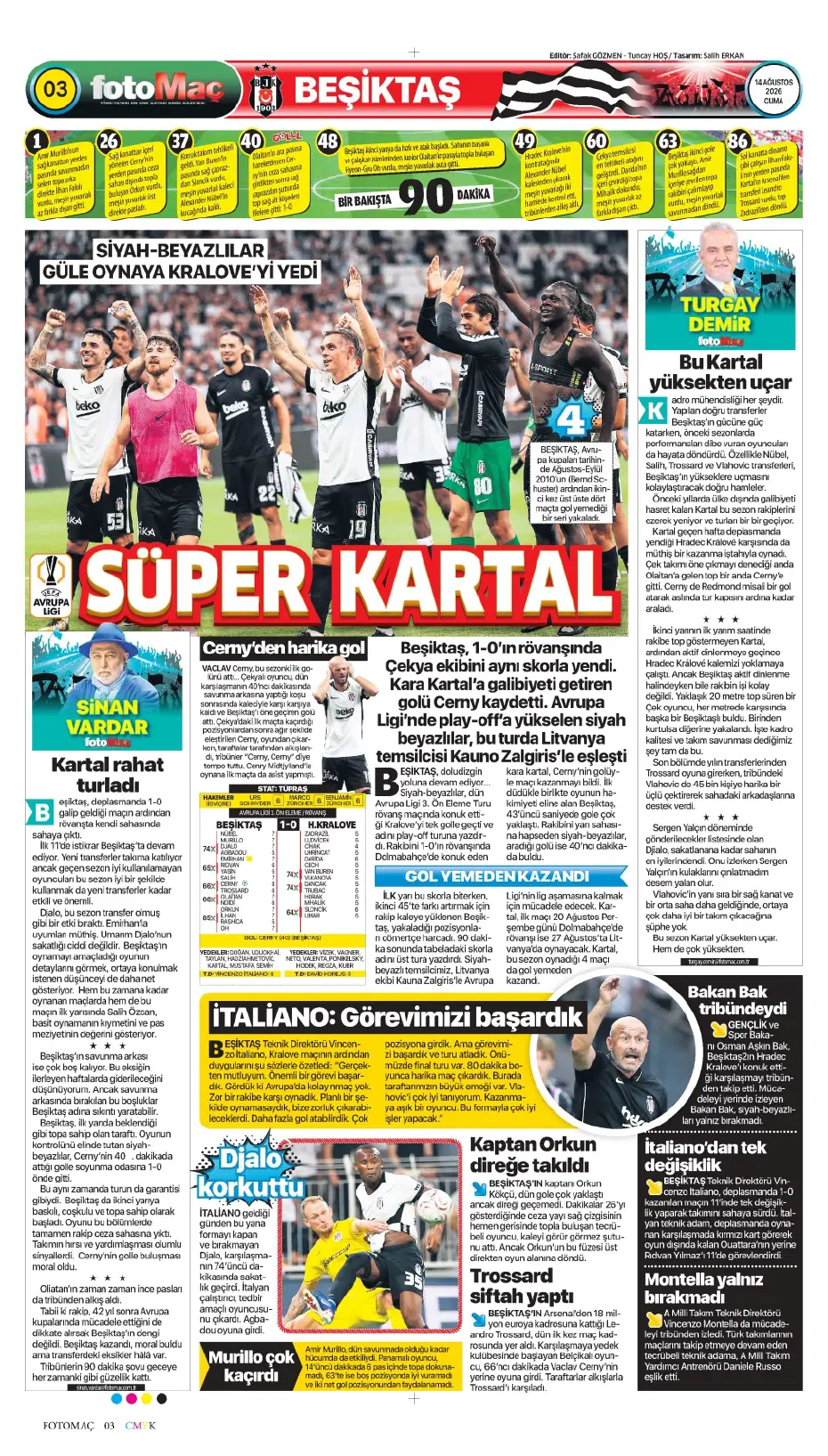 Orkun Kökçü'nün kankası Beşiktaş'a geliyor | Sporun manşetleri - 6