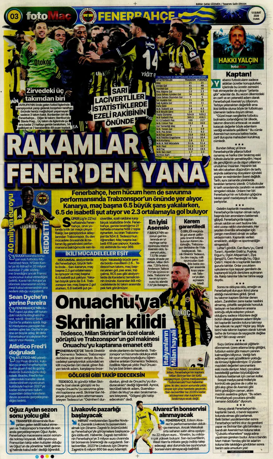 "Tedesco teklifi kabul etmeye yakın" | Sporun manşetleri - 5