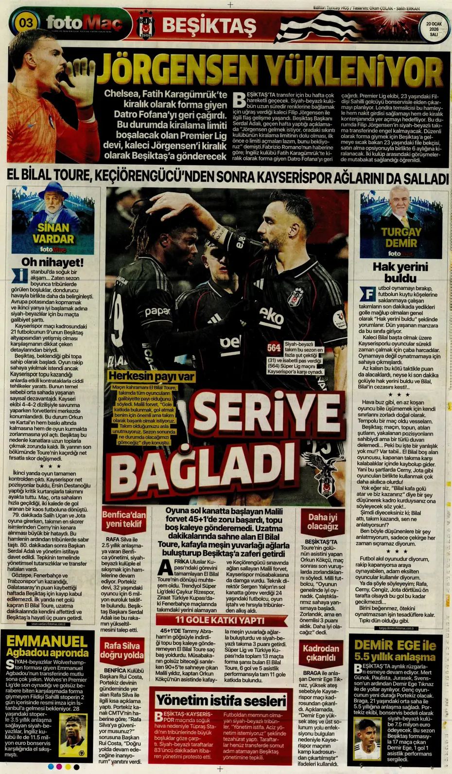 "Fenerbahçe'de 10 milyon euroya 2 senelik imza" | Sporun manşetleri  - 15