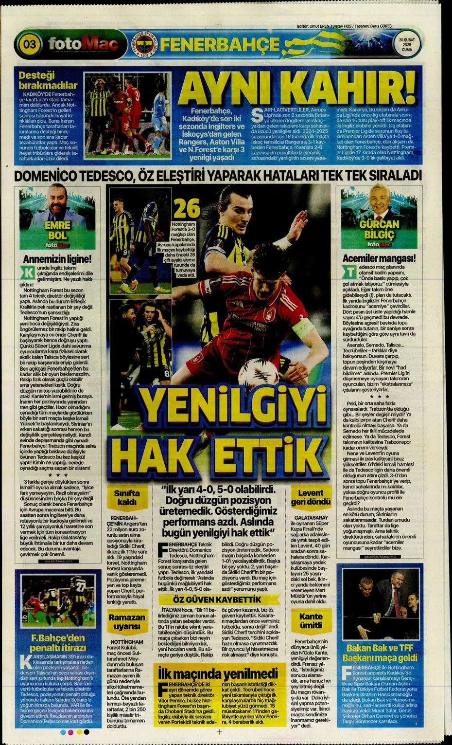 "Vitor Pereira Fenerbahçe'yi mat etti" | Sporun manşetleri - 8
