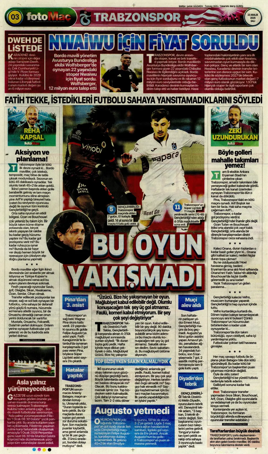 "Fenerbahçe'den Talisca'yla ilgili son karar çıktı" | Sporun manşetleri - 9 "Fenerbahçe'den Talisca'yla ilgili son karar çıktı" | Sporun manşetleri - 9