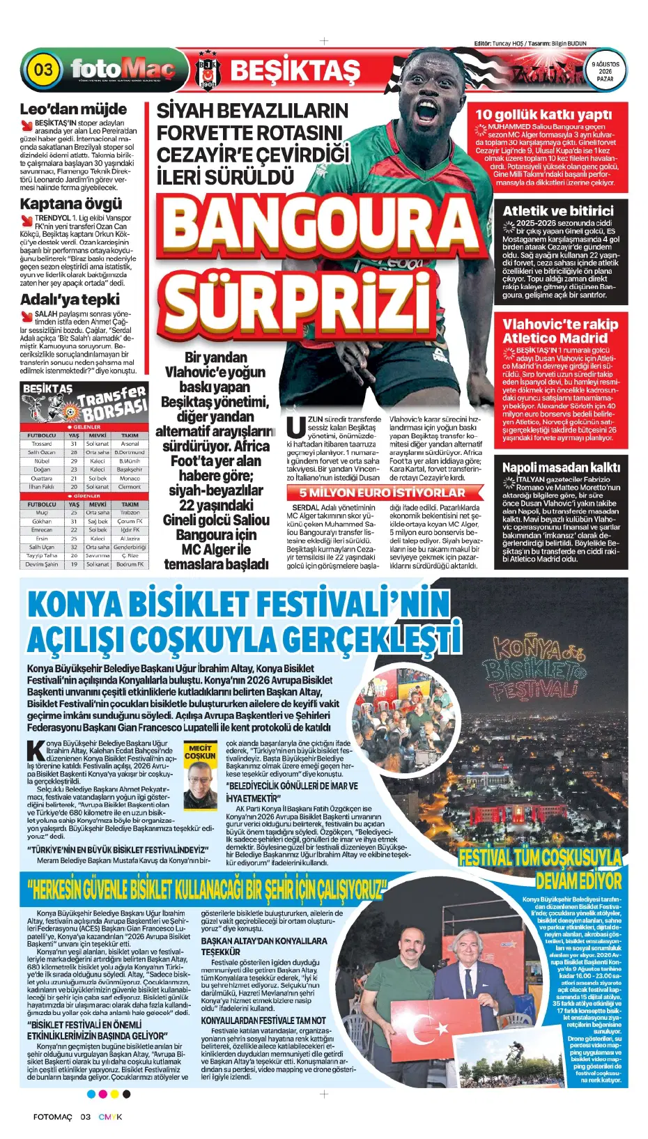 Fenerbahçe'de yaprak dökümü! Çağlar Söyüncü dahil tam 11 futbolcu | Sporun manşetleri - 6 Fenerbahçe'de yaprak dökümü! Çağlar Söyüncü dahil tam 11 futbolcu | Sporun manşetleri - 6