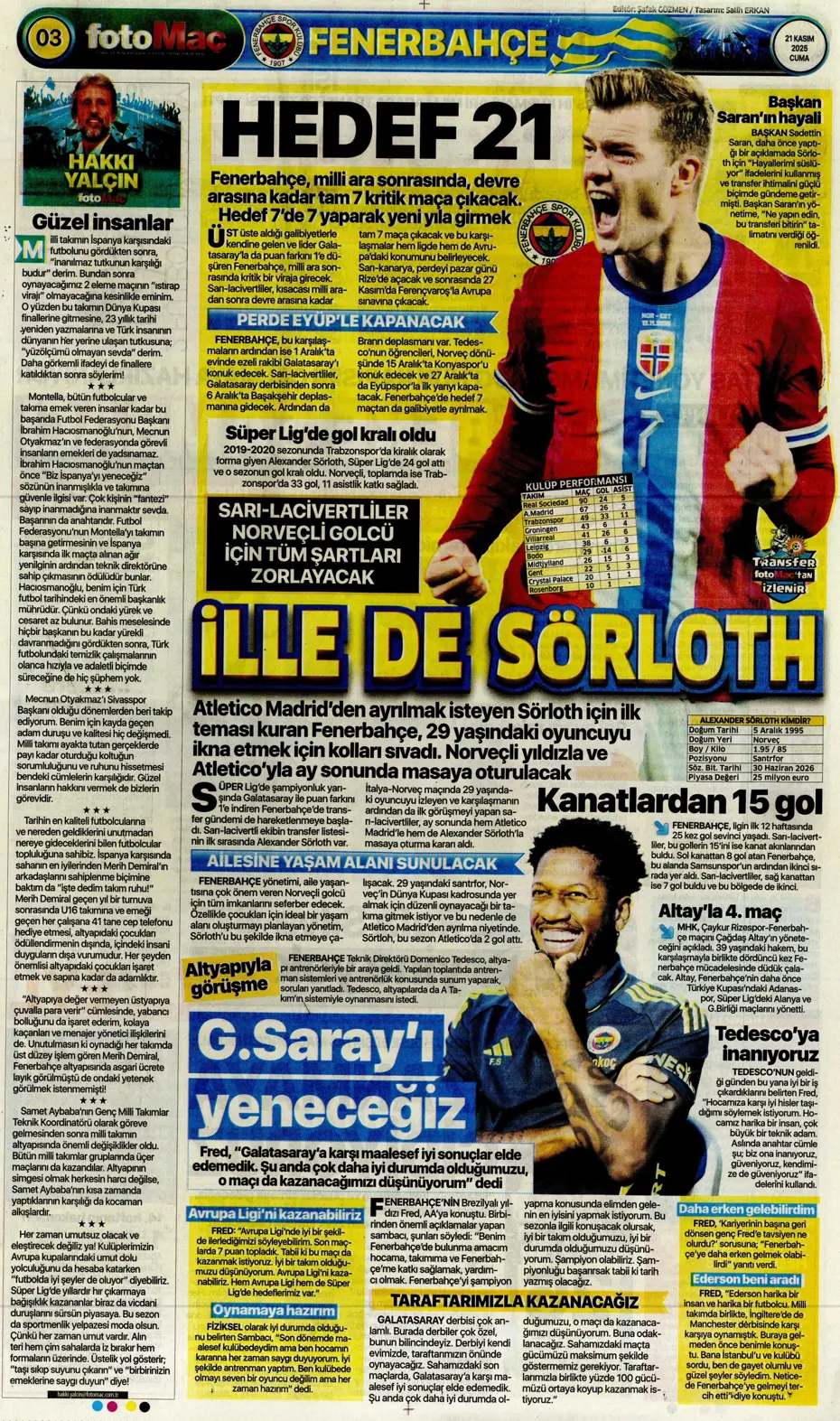 "Galatasaray'dan Rodrygo bombası" | Sporun manşetleri - 16