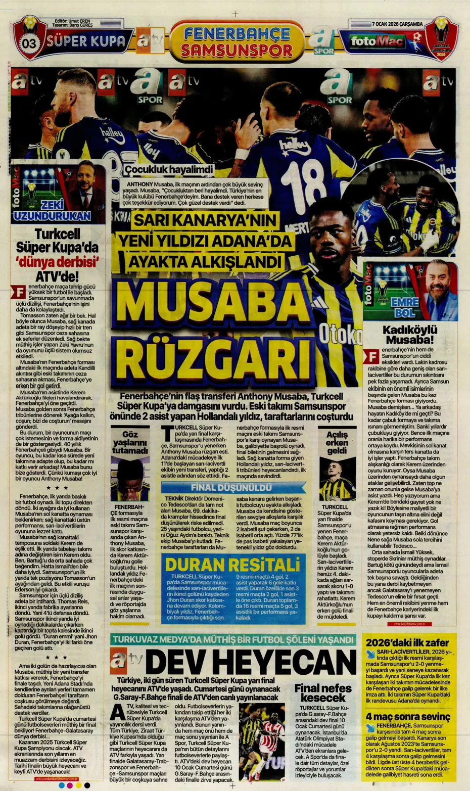 "İrfan Can Kahveci bugün resmi imzayı atacak" | Sporun manşetleri - 15