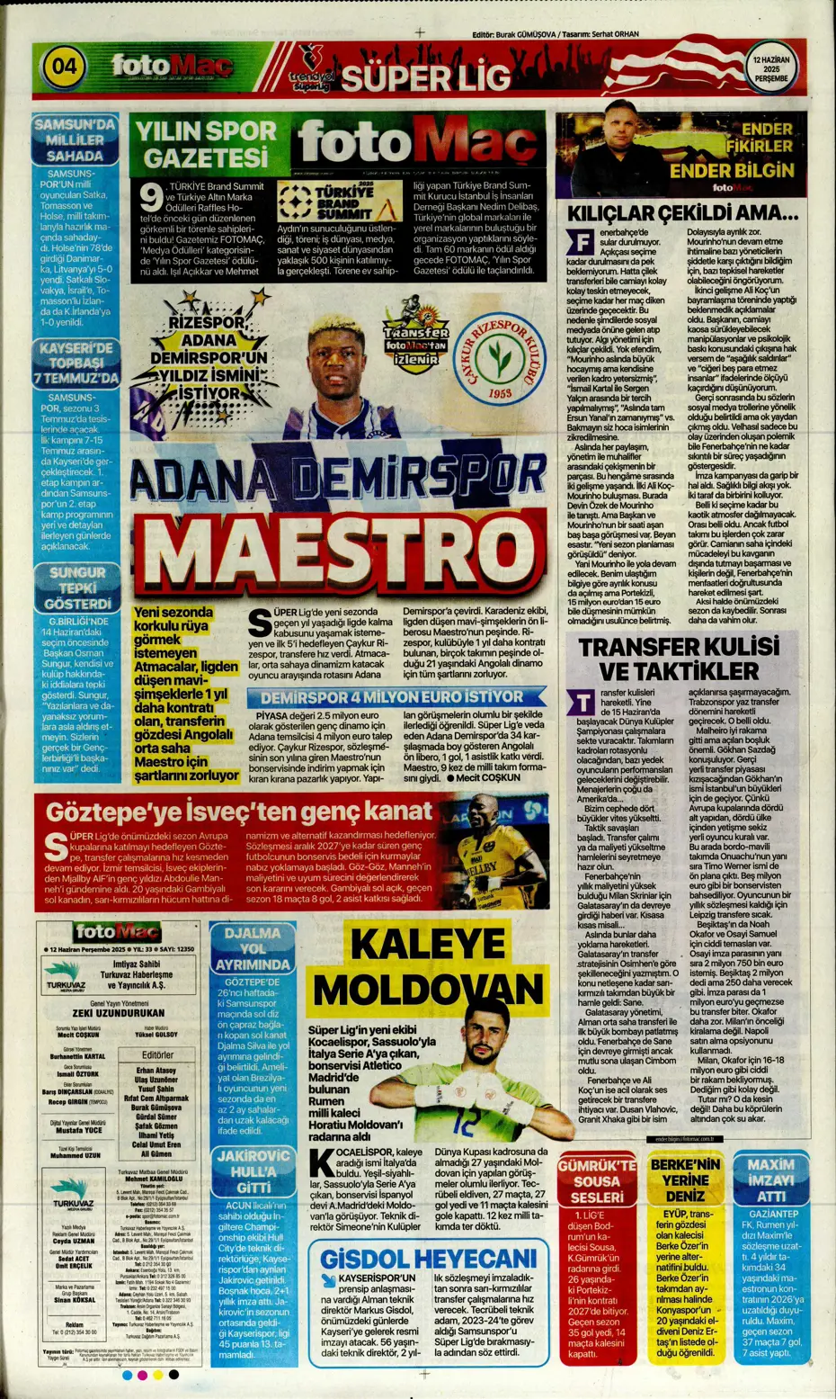 "Osimhen'in yerine En-Nesyri" | Sporun manşetleri - 22